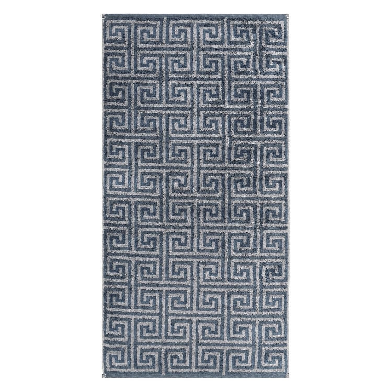 Cawö Duschtuch NOBLESSE ELEGANCE, B 80 cm, L 150 cm, Nachtblau, Frottee (1-St), 100 % Baumwolle