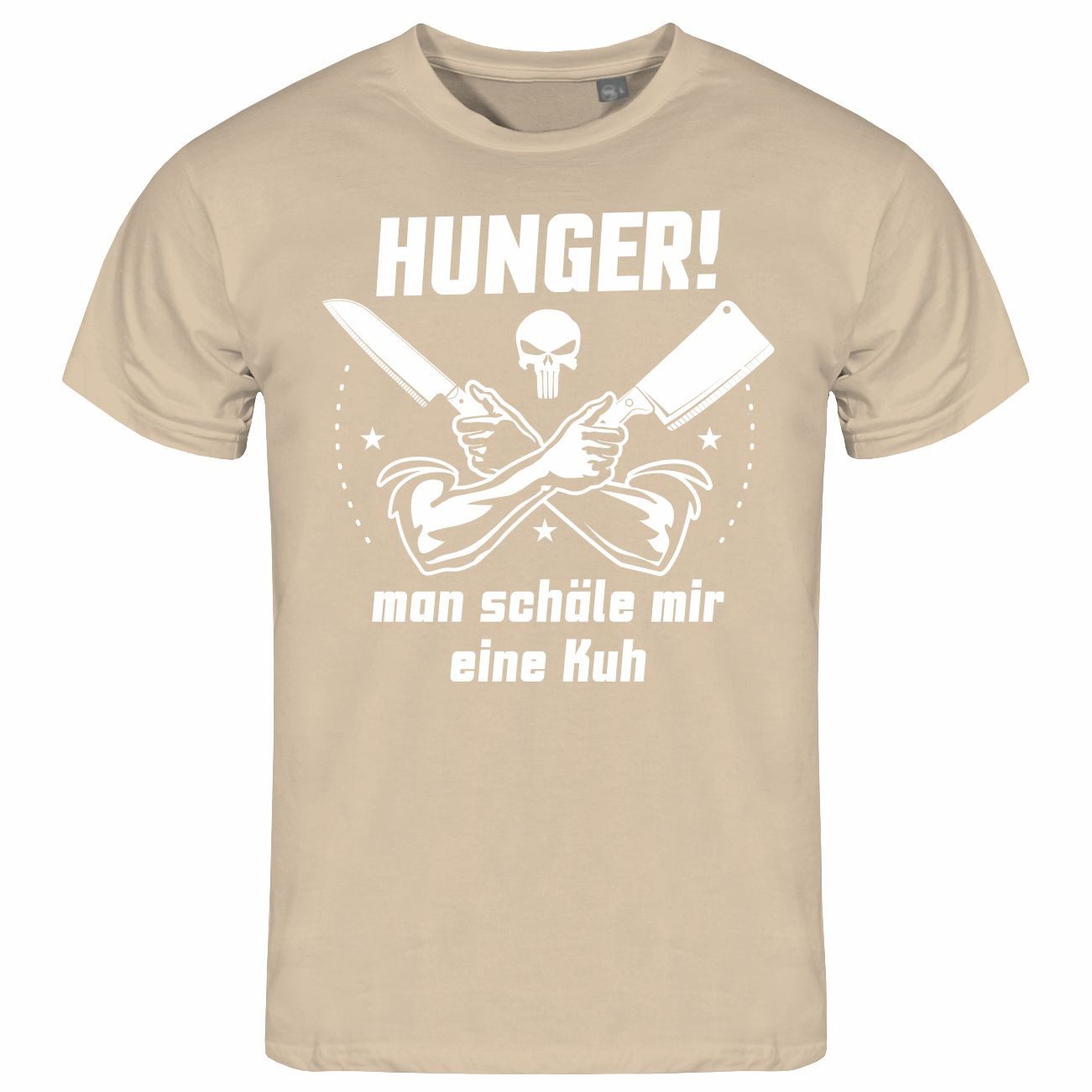 deinshirt Print-Shirt Herren T-Shirt HUNGER Man günstig online kaufen