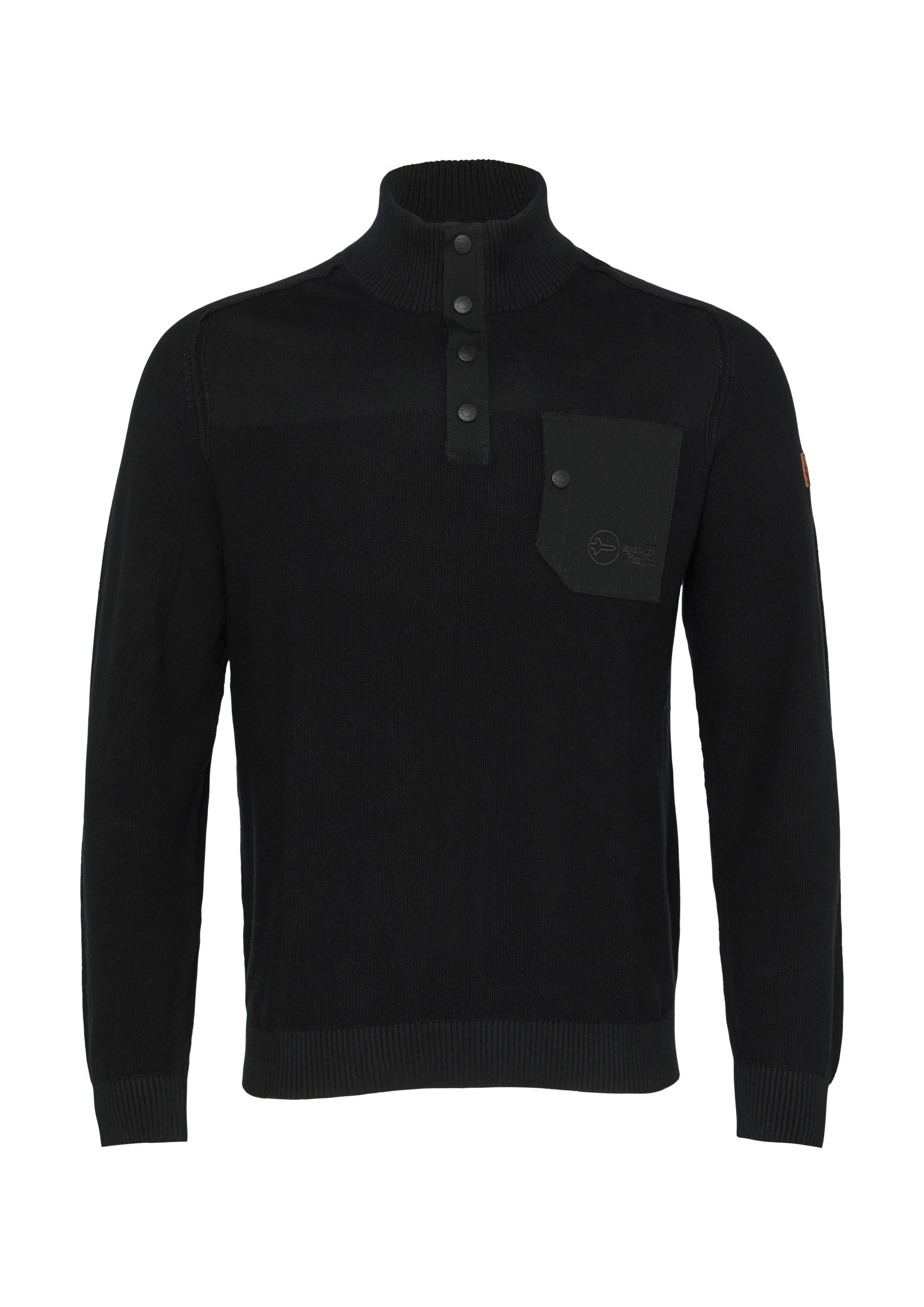 s.Oliver Longpullover Strickpullover Sportiver Strick-Troyer im günstig online kaufen