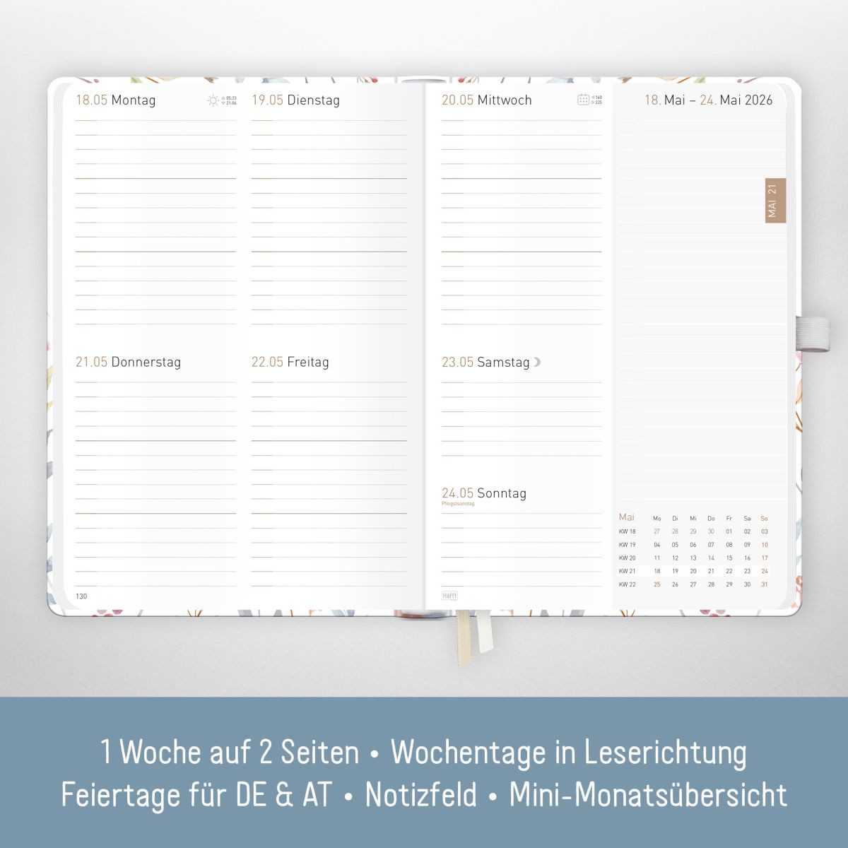 Häfft Terminkalender Chäff-Timer Premium 2026 / A5