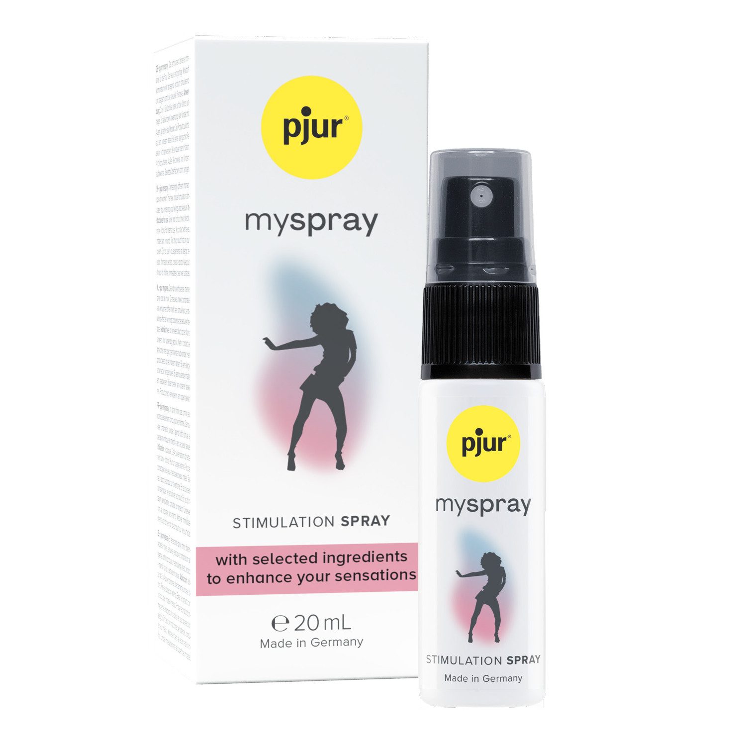 pjur Stimulationsgel mySpray - 20ml, Stimulierendes Intimspray für die Frau - Made in Germany
