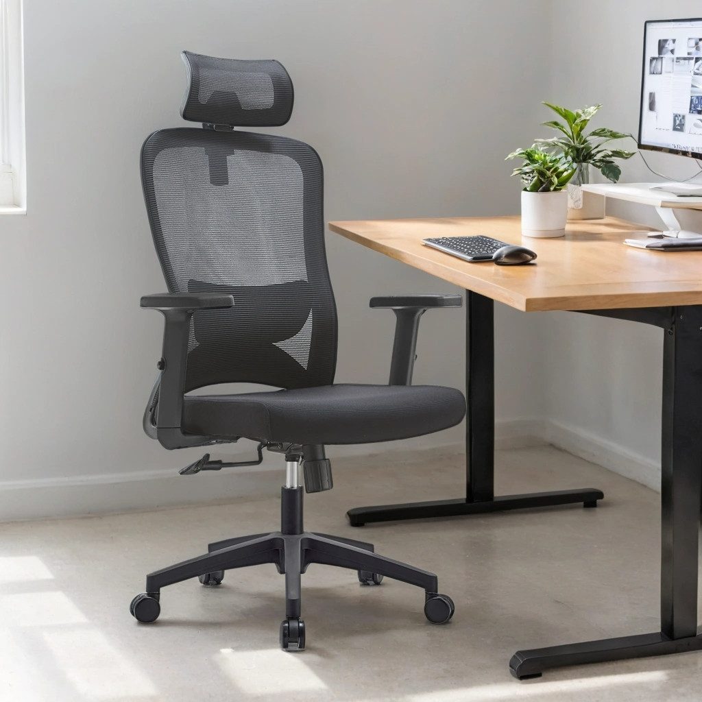 CALIYO Bürostuhl Ergonomisch Schreibtischstuhl mit Lendenstütze und Wippfun günstig online kaufen