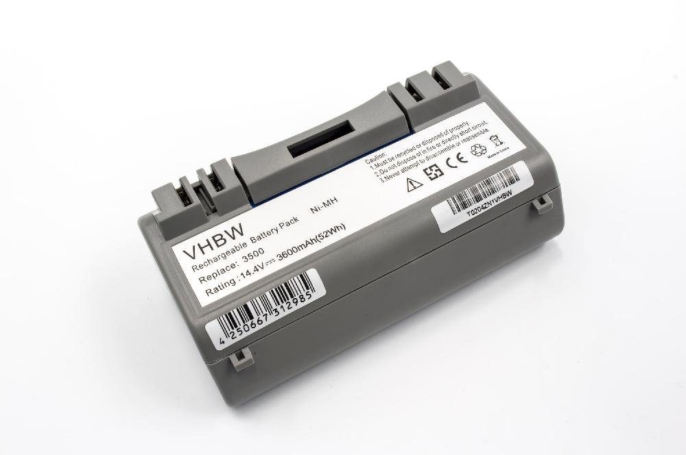 vhbw Ersatz für AEG 14904 für Staubsauger-Akku NiMH 3600 mAh (14,4 V)