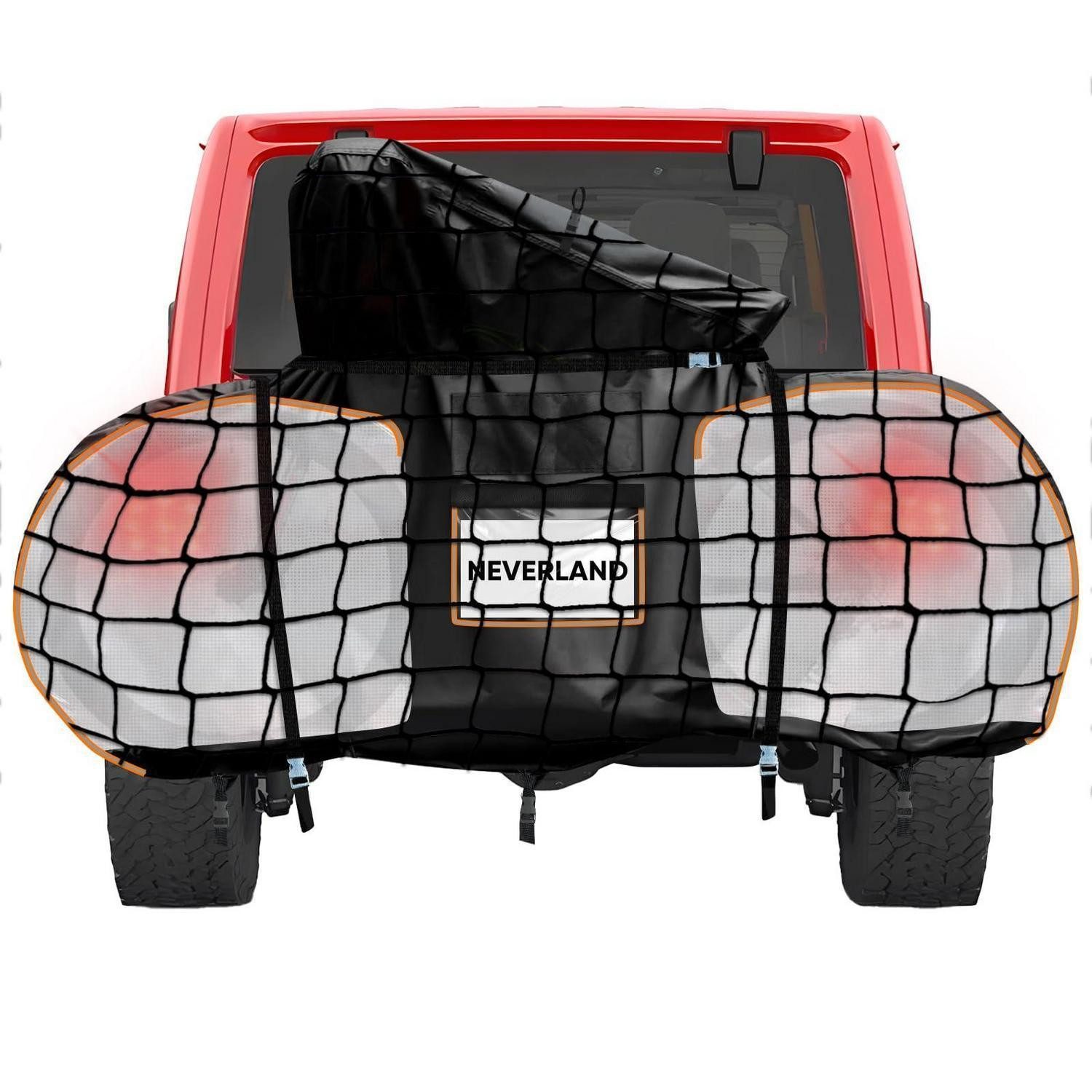 LuxusKollektion Abdeckhaube Fahrradabdeckung 2er f. Fahrradträger 600D Oxford