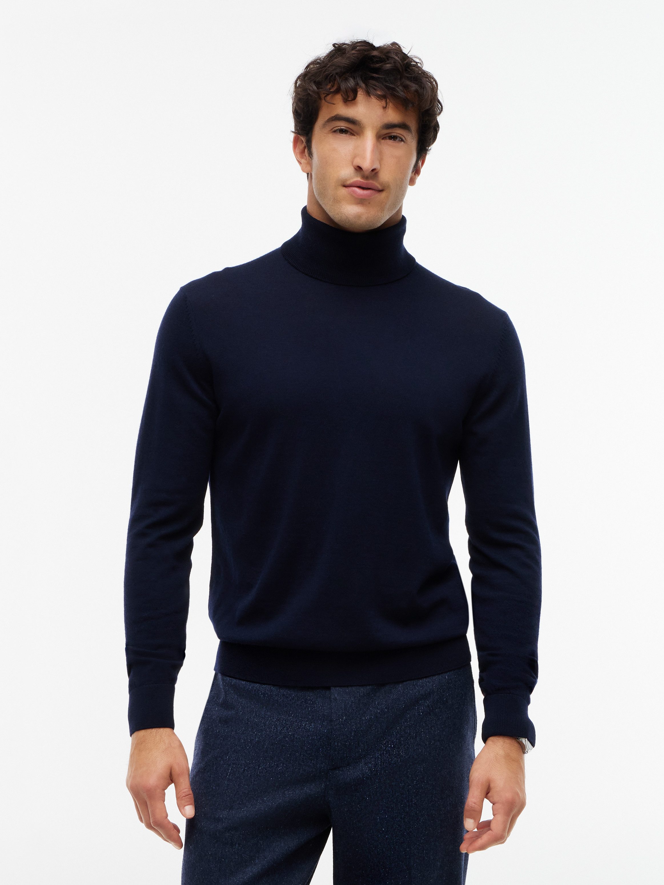 Tommy Hilfiger Rollkragenpullover NY MERINO ROLL NECK aus reiner Wolle