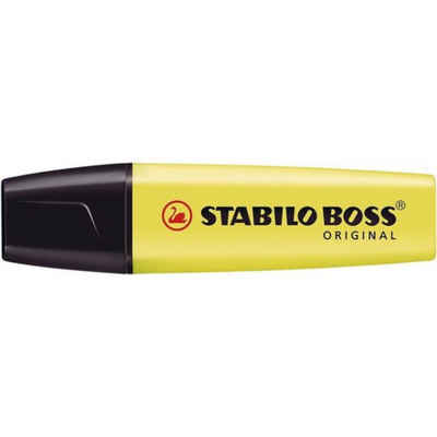 STABILO Marker Textmarker Stabilo Boss Original, (Packung, 1-tlg., Einzel), Schnelltrocknend. Geruchlos