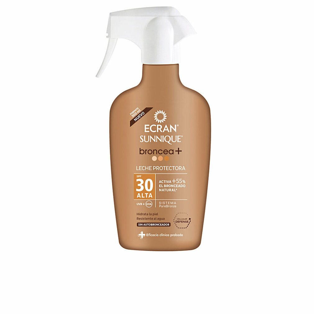 Ecran Sonnenschutzcreme Sunnique Broncea+ Protective Milk Spf30 300ml