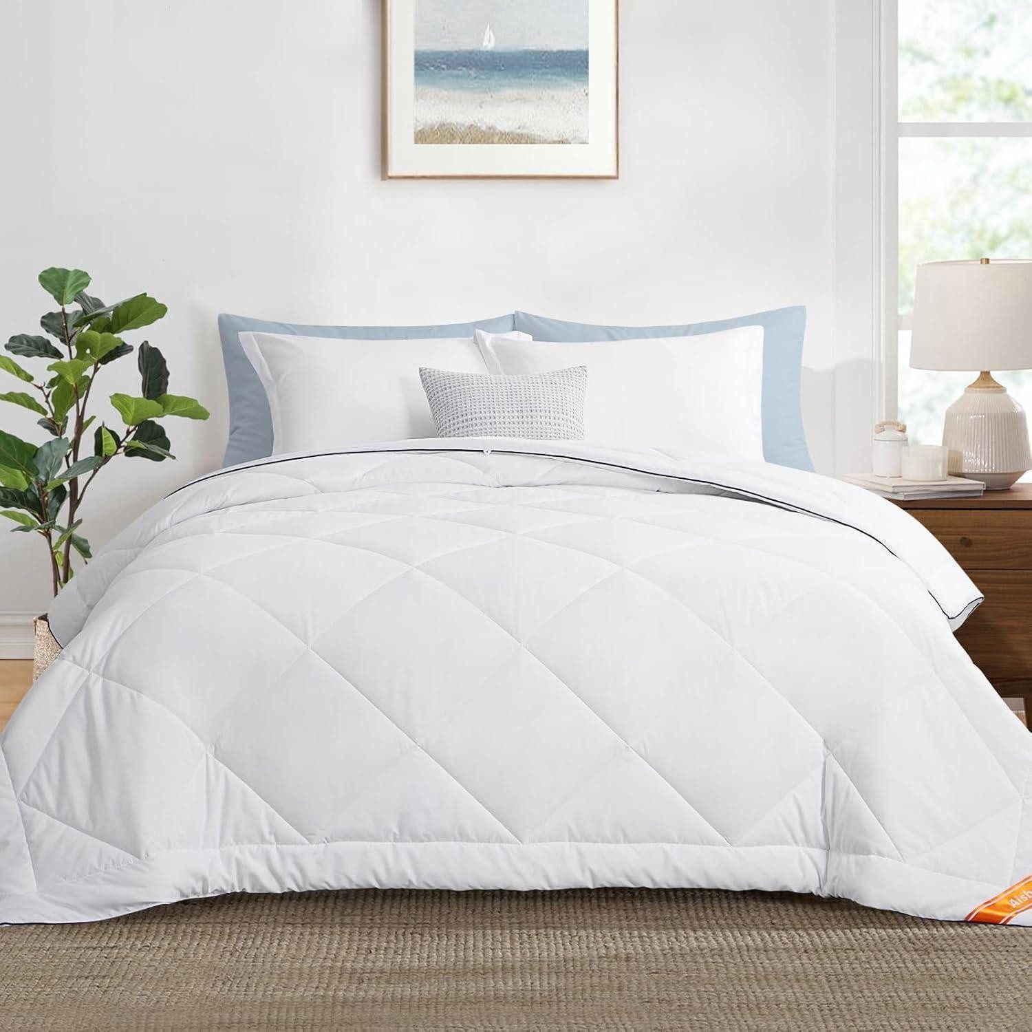 LuxusKollektion Sommerbettdecke Sommerbettdecke 200x220 Dünn Leicht Steppdecke 200 x 220 Blanket, Bezug: Microfaser