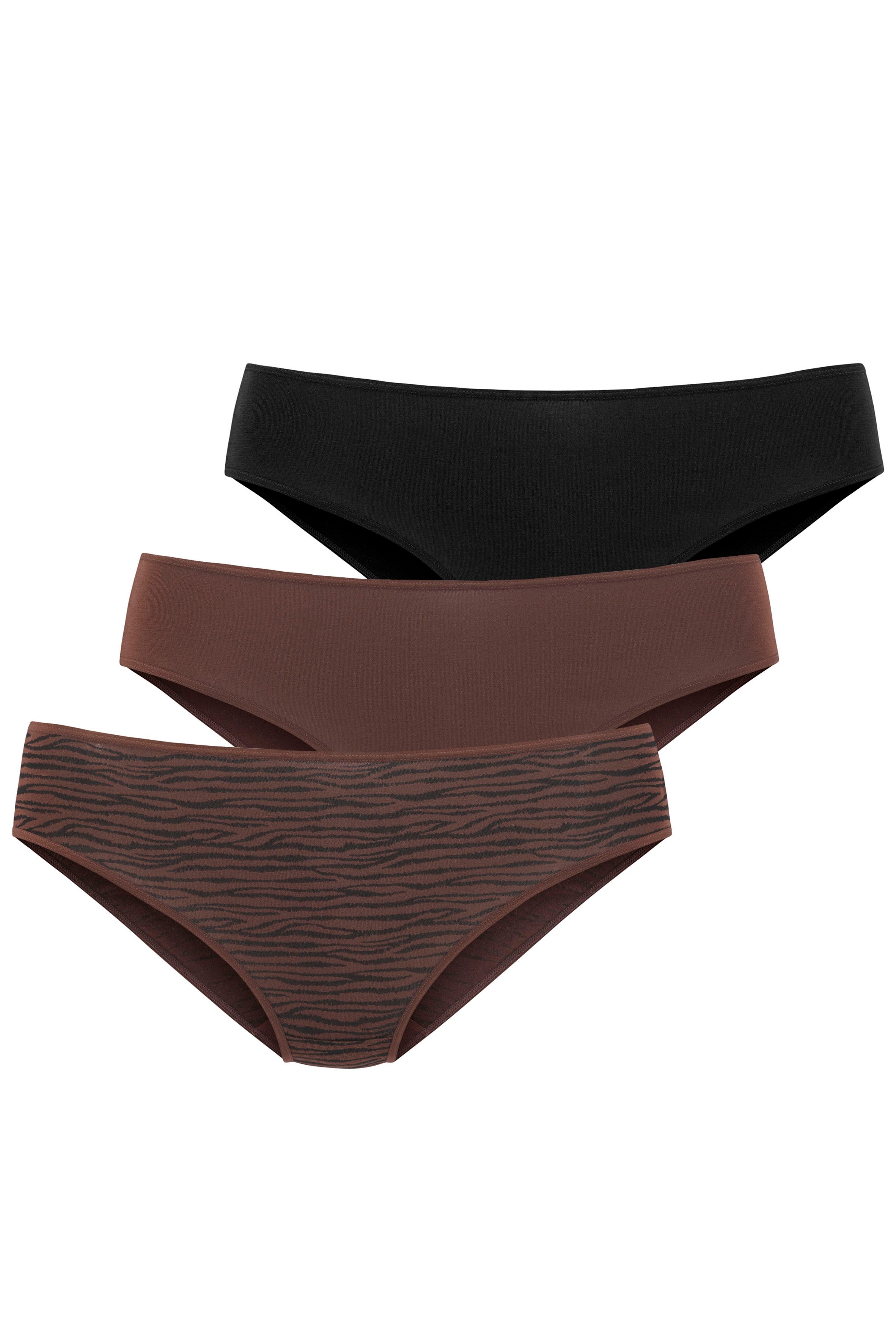 LASCANA Jazz-Pants Slips aus hochwertiger Modal-Qualität (3er-Pack)