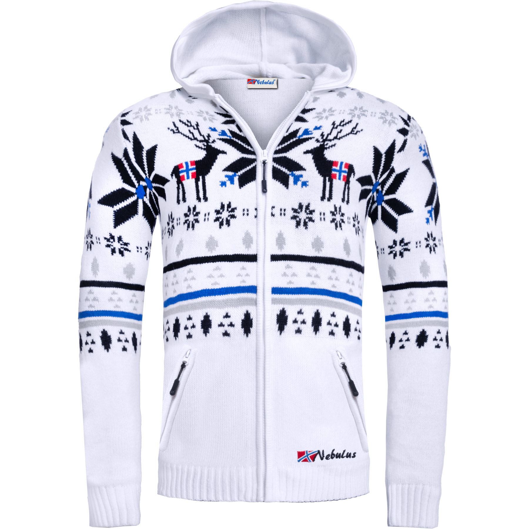 Nebulus Pullover & Shorts NORMAX, P6390 - Herren, weiß, XL