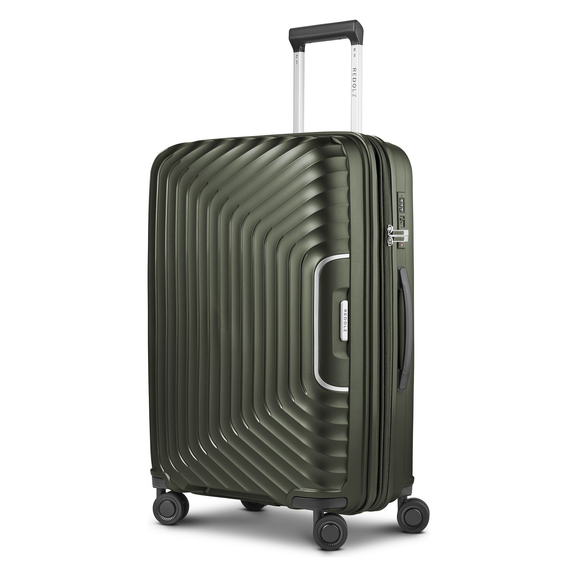 Redolz Hartschalen-Trolley Essentials 01, 4 Rollen, Polypropylen