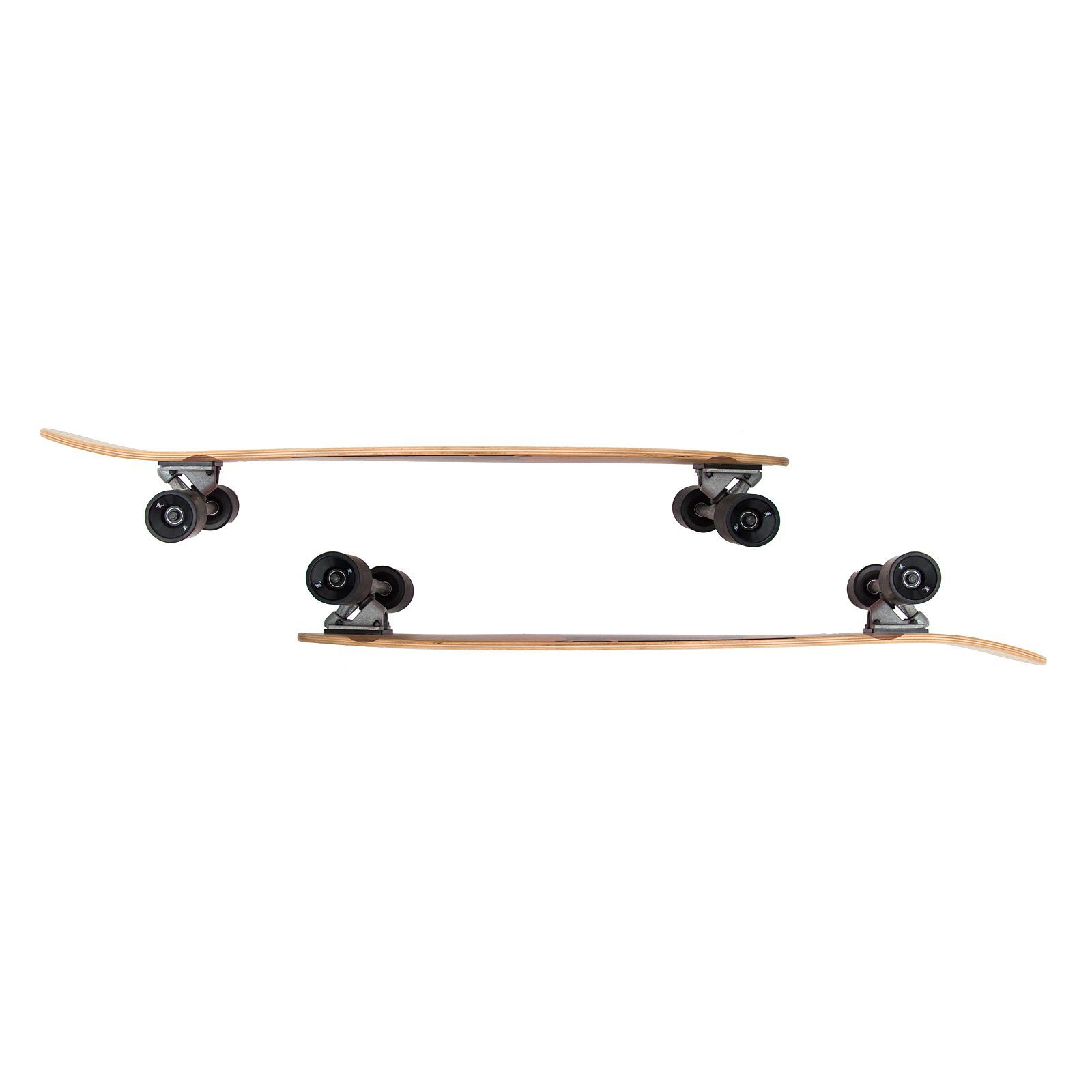 Apollo Longboard Kicktail Board - Hawaiian Wulff - 42" Komplettboard, Brett Classic Shape Kicktail