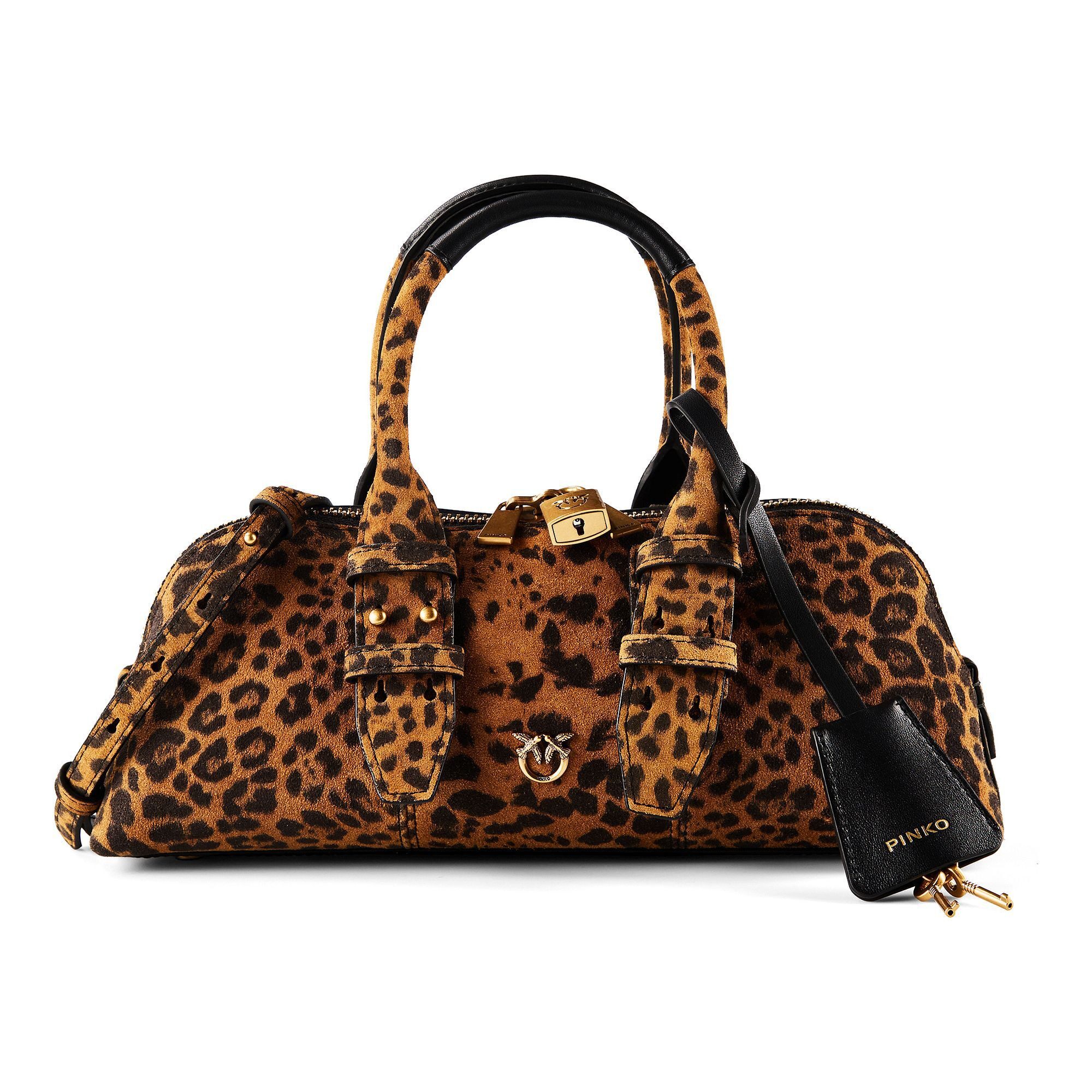PINKO Henkeltasche Bowling Bag, Leder