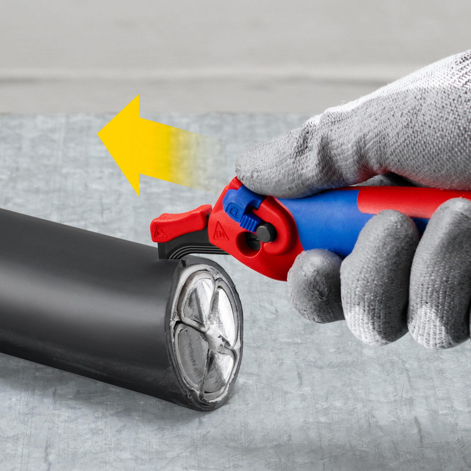 Thumbnail - Knipex Abmantelungsmesser KNIPEX Abmantelungsmesser, 16 50 145 SB