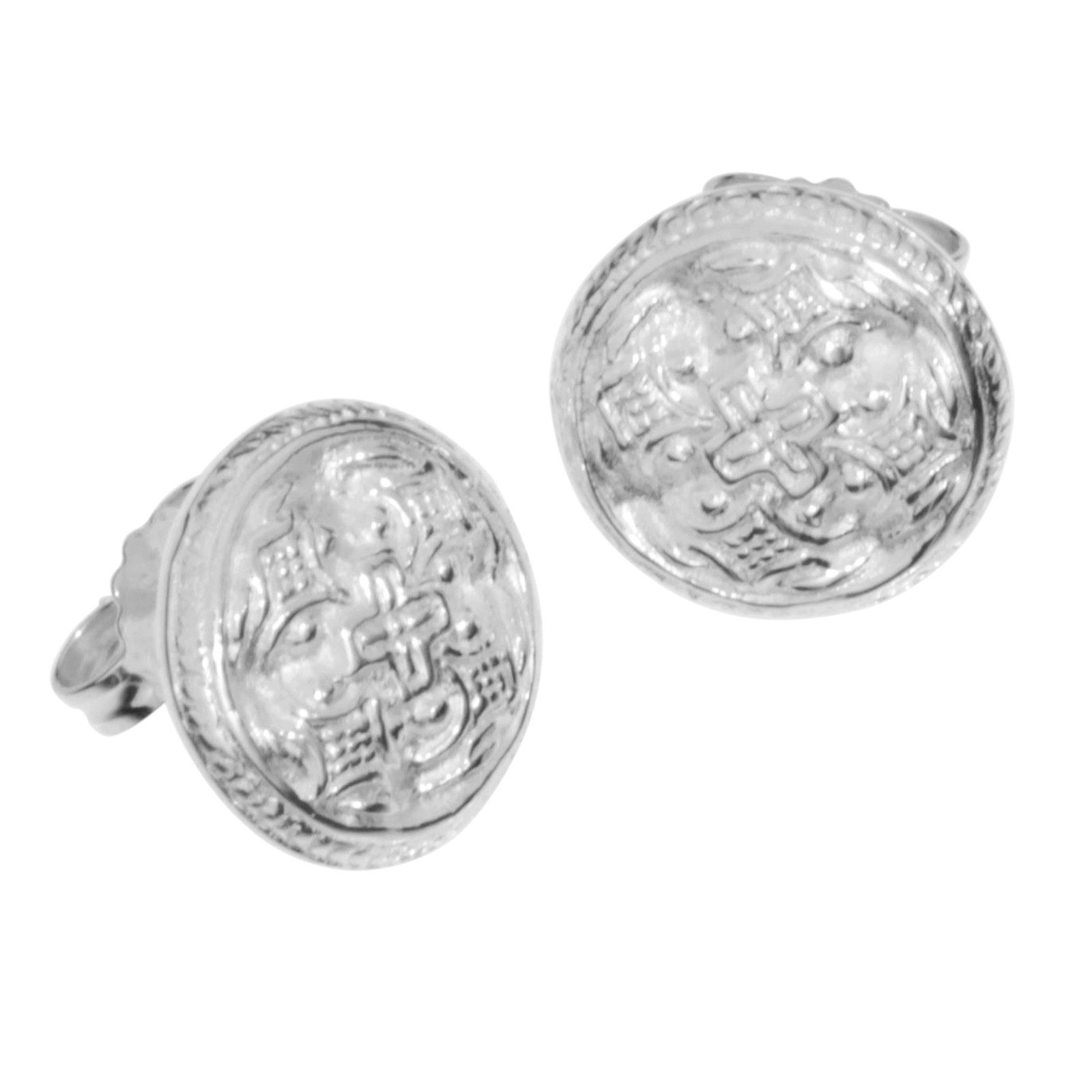 Paar Ohrstecker Ostsee-Schmuck Ohrstecker Hiddensee 13 mm rund