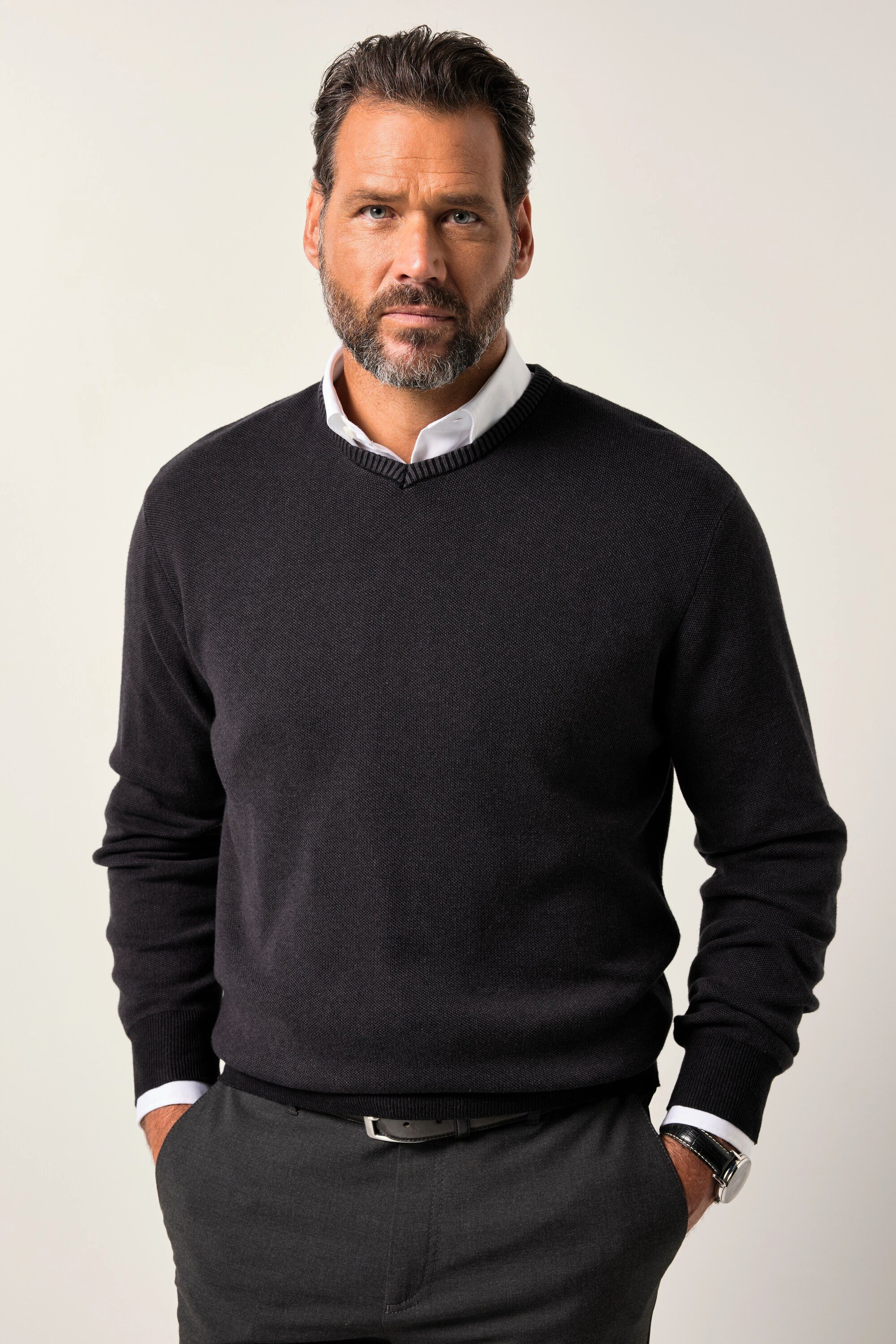 JP1880 Rundhalspullover JP1880 Pullover CashmereTouch-Feinstrick bis günstig online kaufen