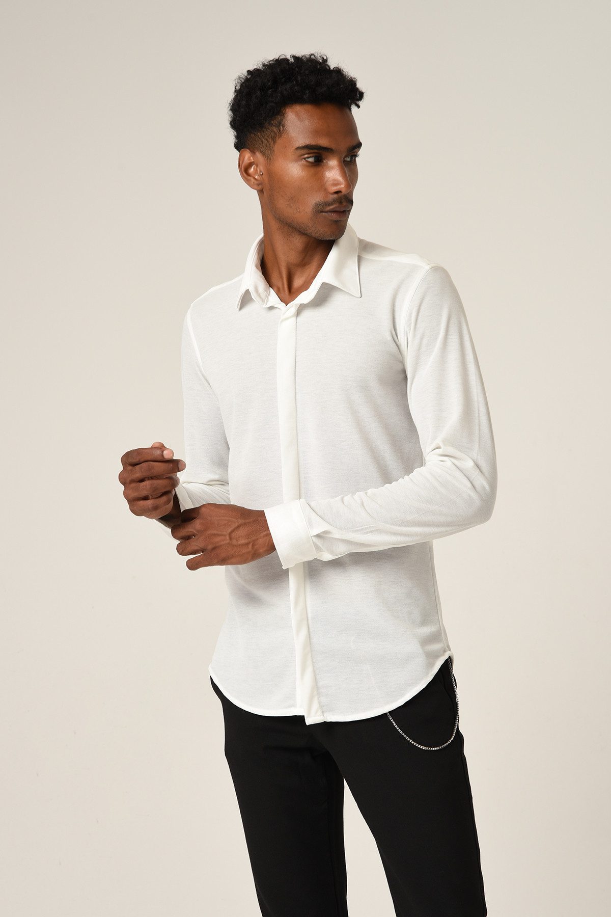 Antioch Blusenshirt Slim Fit Shirt Hidden günstig online kaufen