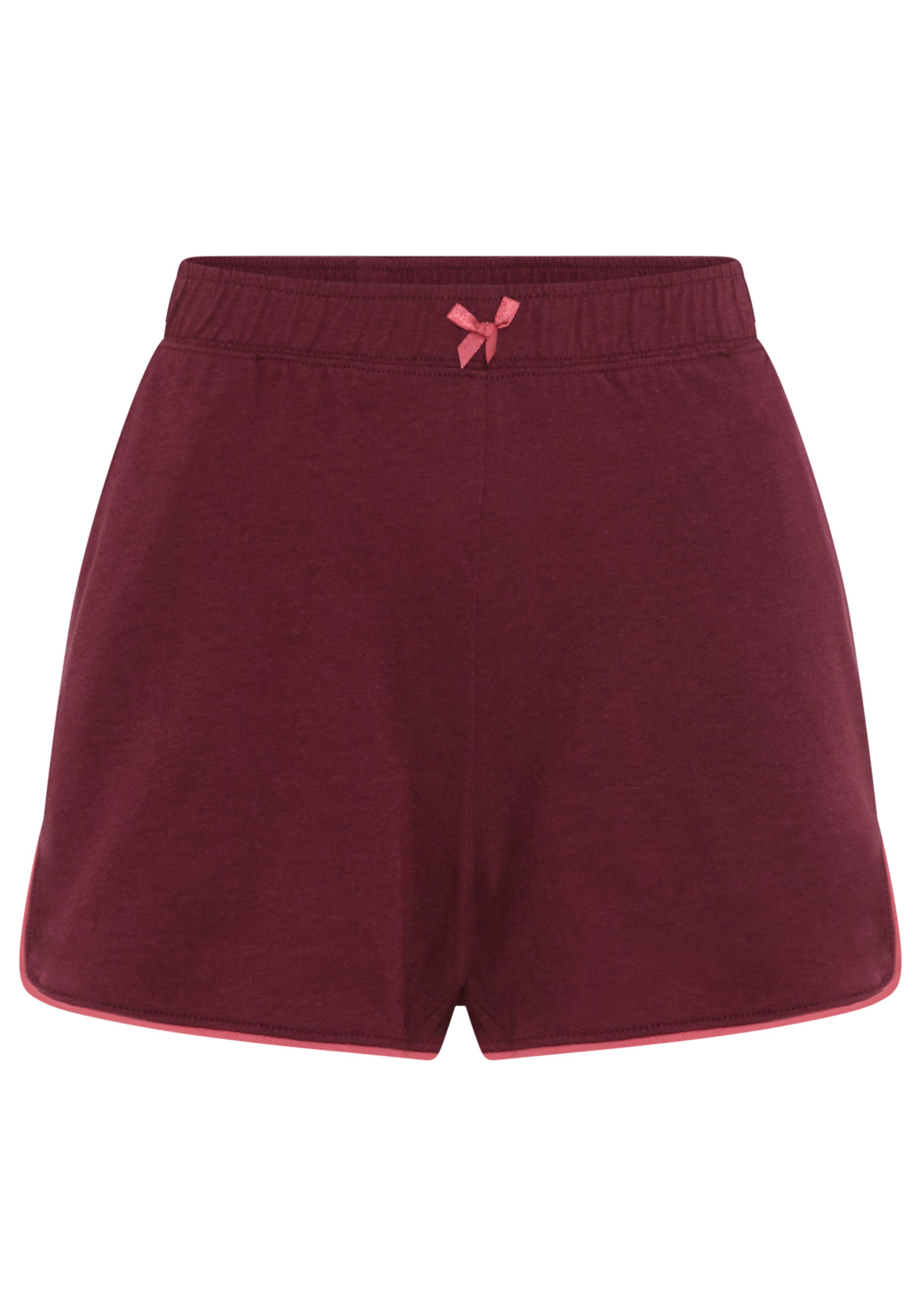 LASCANA Pyjamashorts (1-tlg) mit Kontrastpaspel am Saum. € 24,99