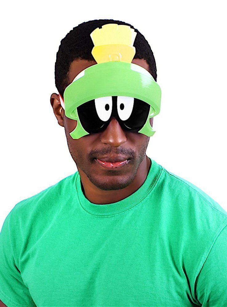 Sun Staches Kostüm Marvin Partybrille, Accessoire mit Durchblick: lizenzierte Funbrille im Design des Looney