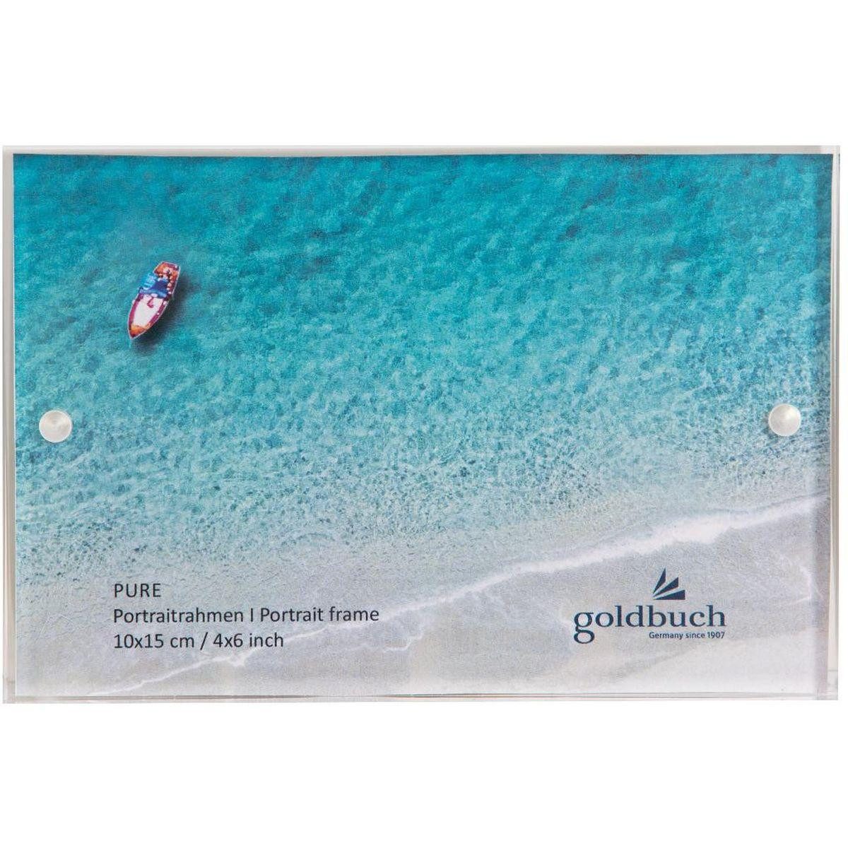 Goldbuch Bilderrahmen 950012 Pure Acrylrahmen 10x15cm