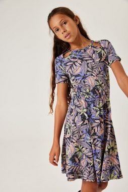 Garcia A-Linien-Kleid mit Tropicalprint