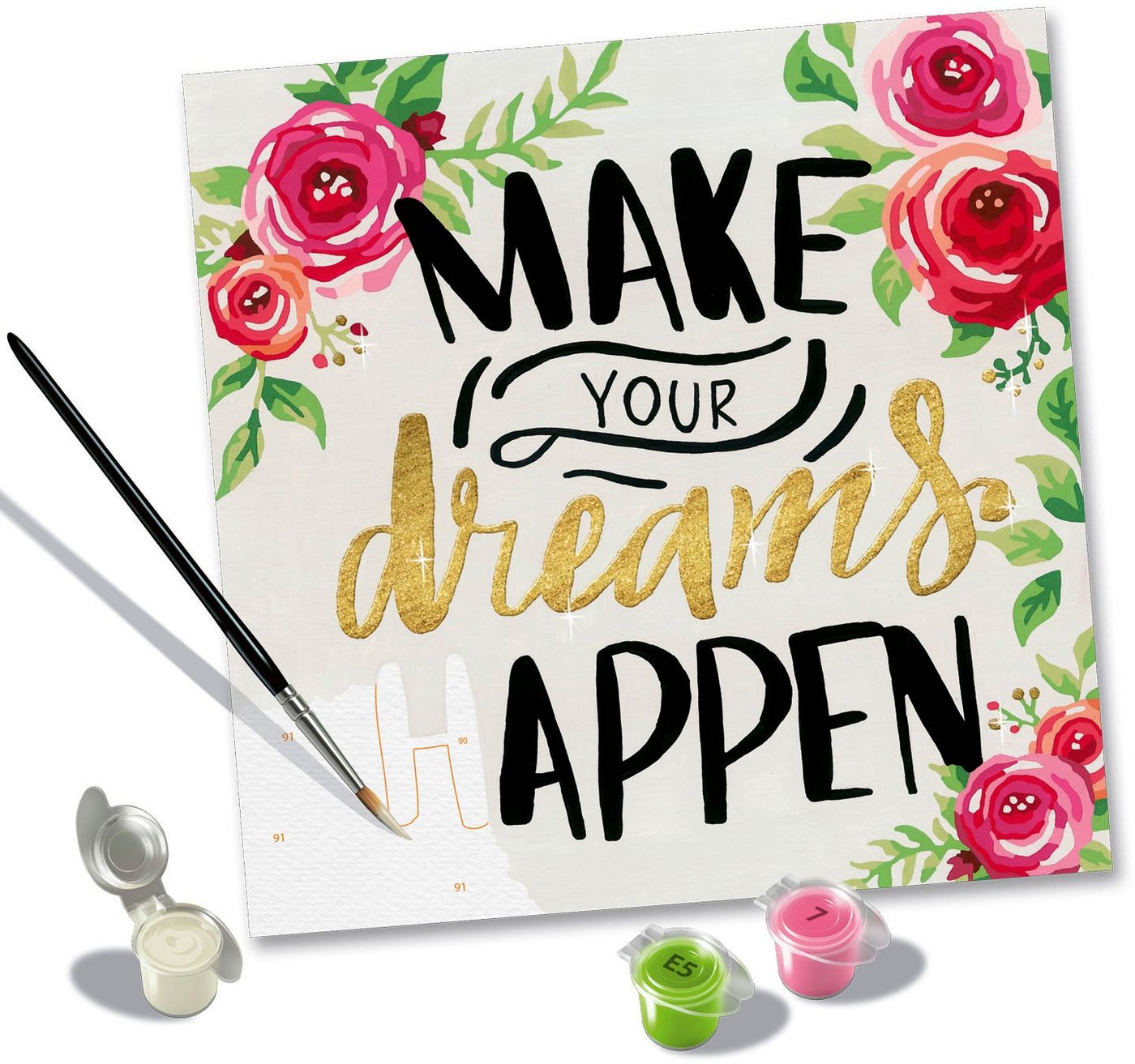 Thumbnail - Ravensburger Malen nach Zahlen CreArt, Make your dreams happen, Made in Europe