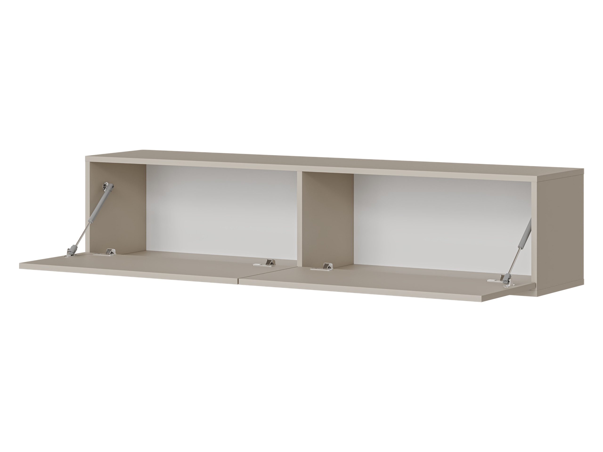 MIRJAN24 TV-Schrank Govi 140 (mit zwei Klappen) LED-Beleuchtung, 144x32x32 cm – Bild 3 von 5