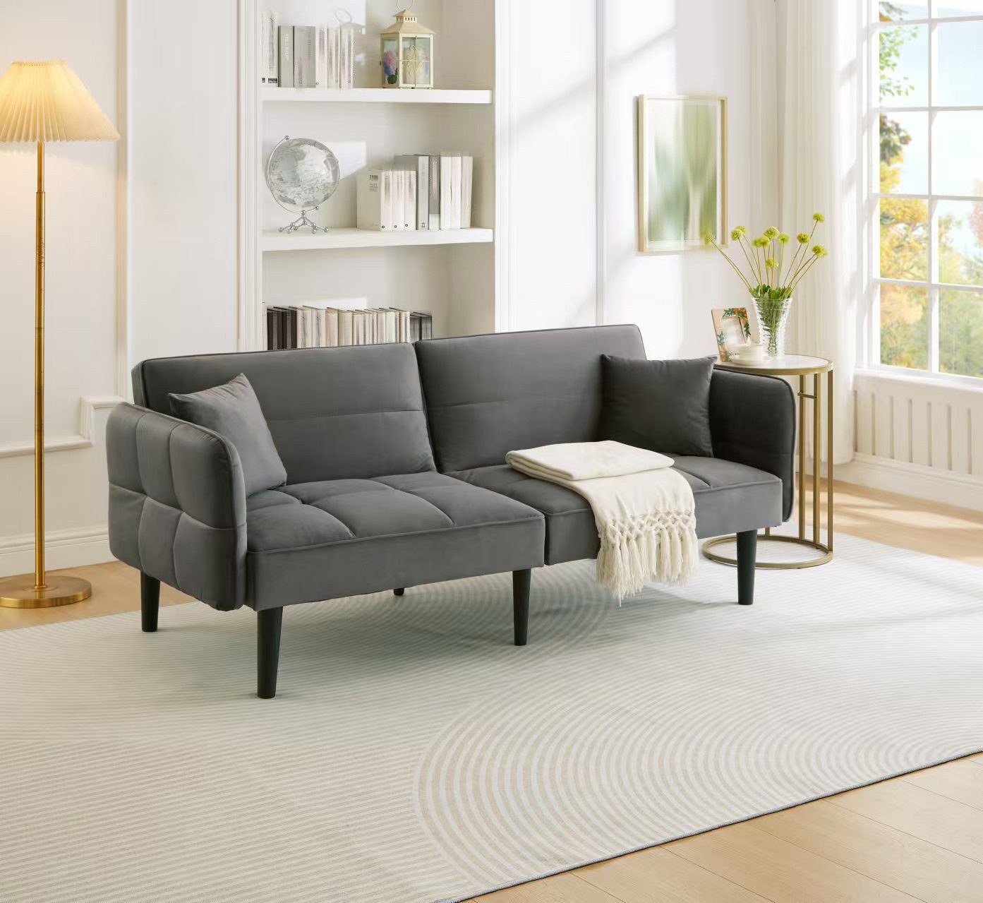 OKWISH Schlafsofa 2-in-1 Verstellbares Sofa mit günstig online kaufen