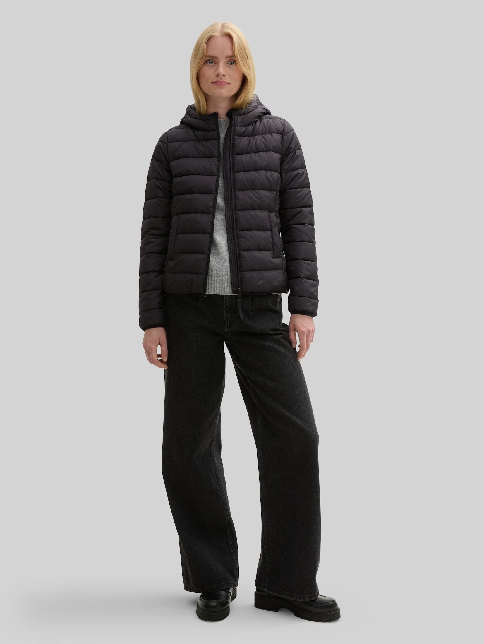 TOM TAILOR Denim Steppjacke Jacken Lightweight Steppjacke mit Kapuze