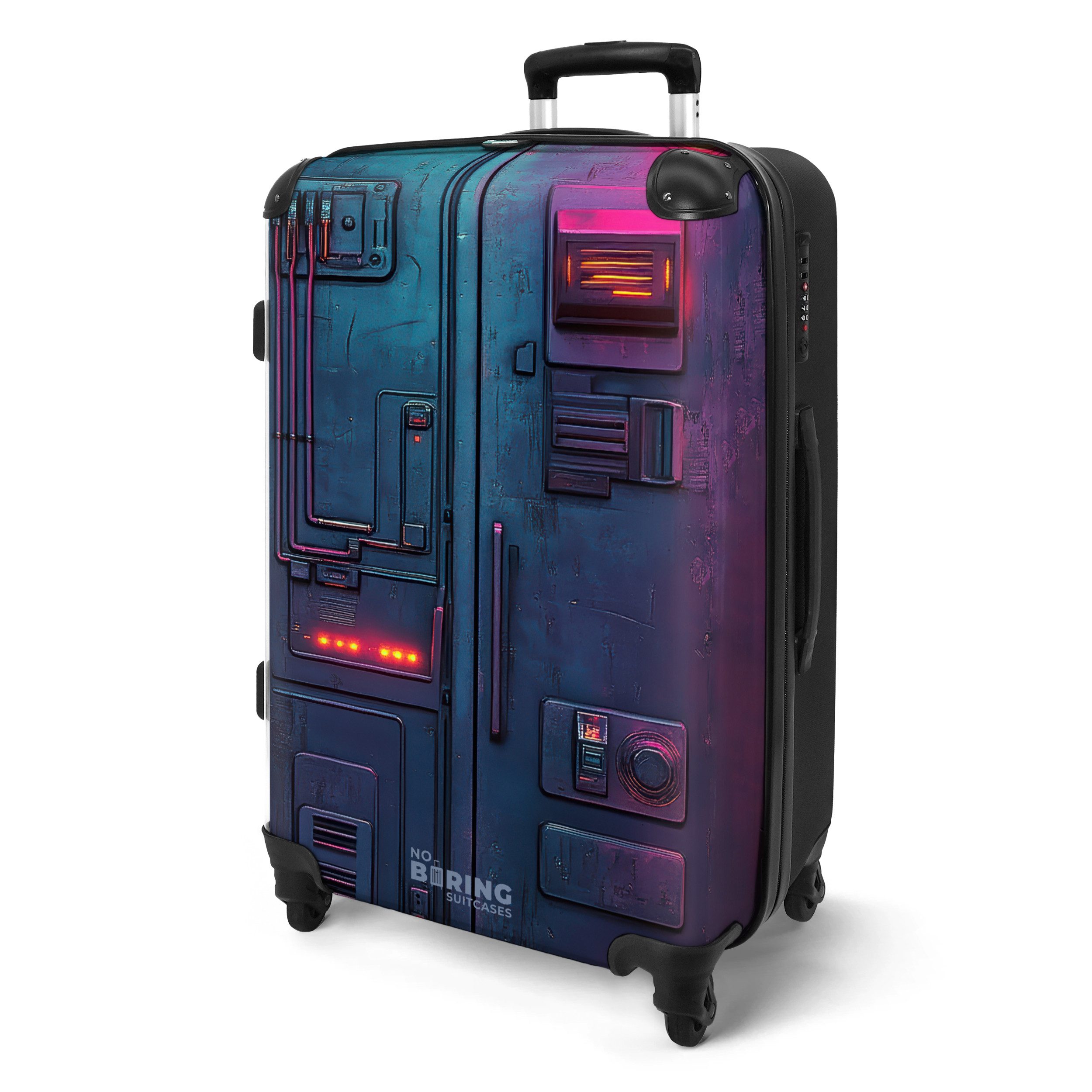 NoBoringSuitcases.com© Hartschalen-Trolley Technologische Paneeltür mit Neo günstig online kaufen