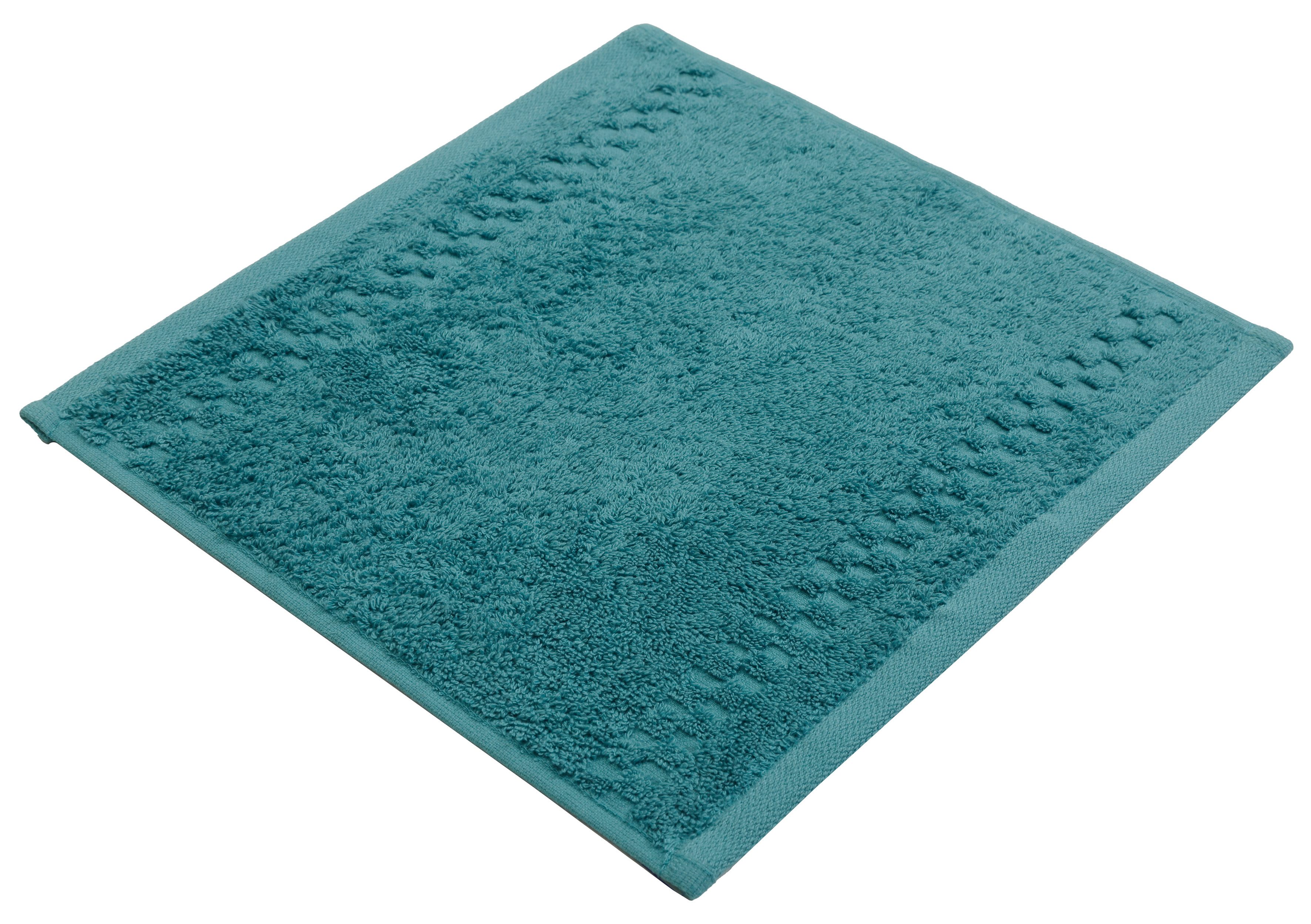 OTTO home Waschlappen Regona, Seiftücher 30x30cm, flauschig und weich, 500 gr/m², (Set, 10-St), Premium Handtücher mit Bordüre, Handtuch-Set, 100% Baumwolle