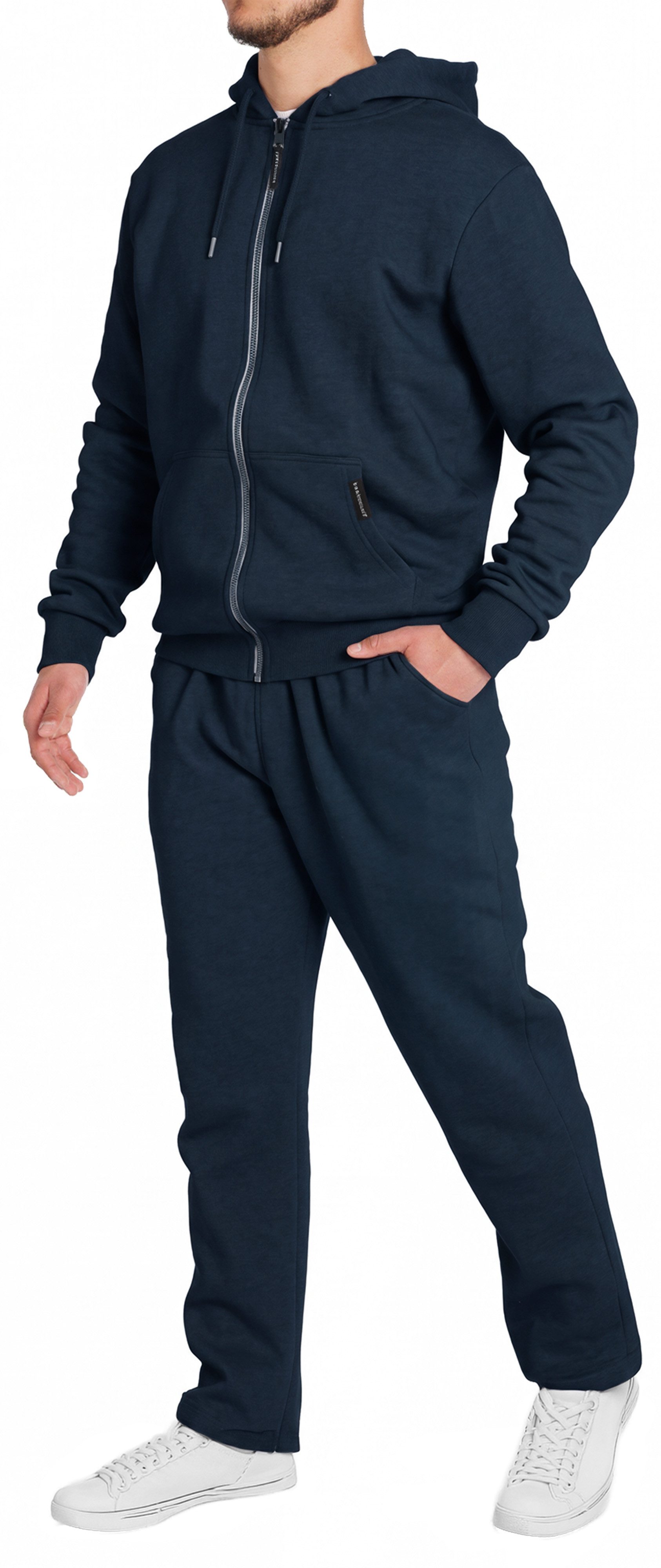 Basisstoff Trainingsanzug Goforest Herren Jogging Anzug für Männer Trainingsanzug Hausanzug – Bild 2 von 5