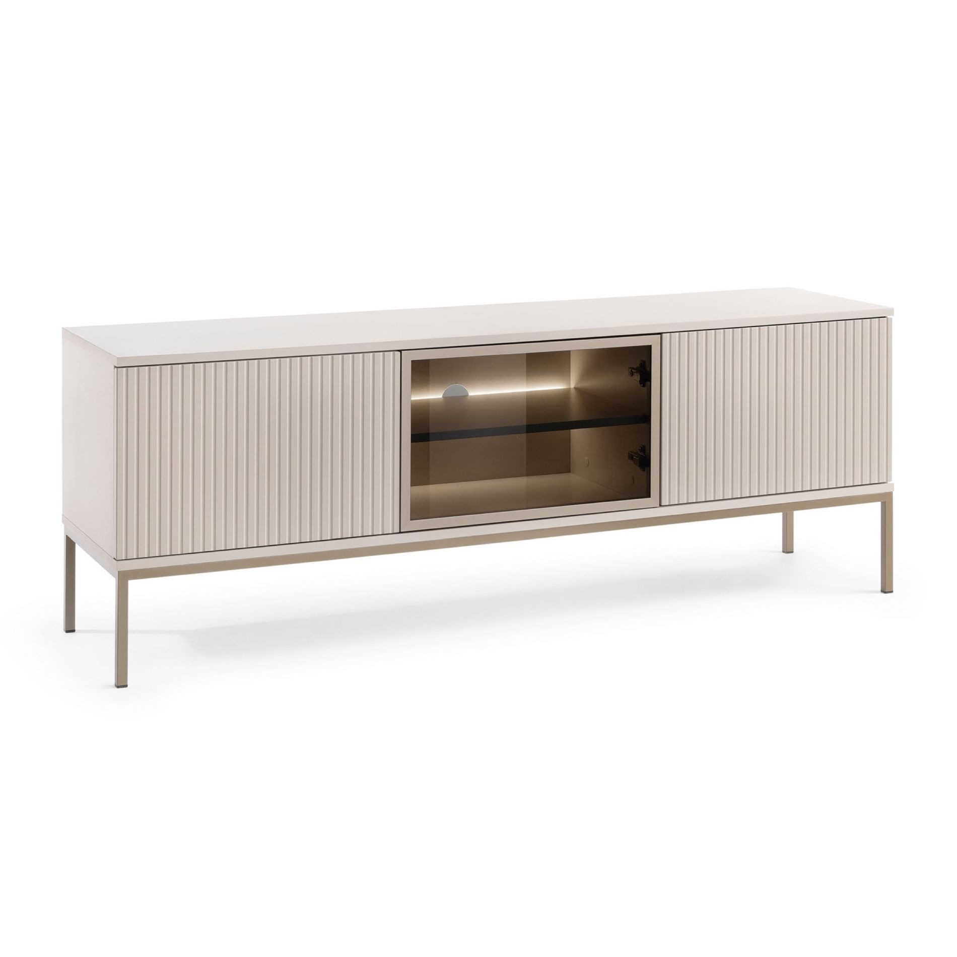 Selsey TV-Schrank TOSENA TV-Lowboard mit LED-Beleuchtung, günstig online kaufen