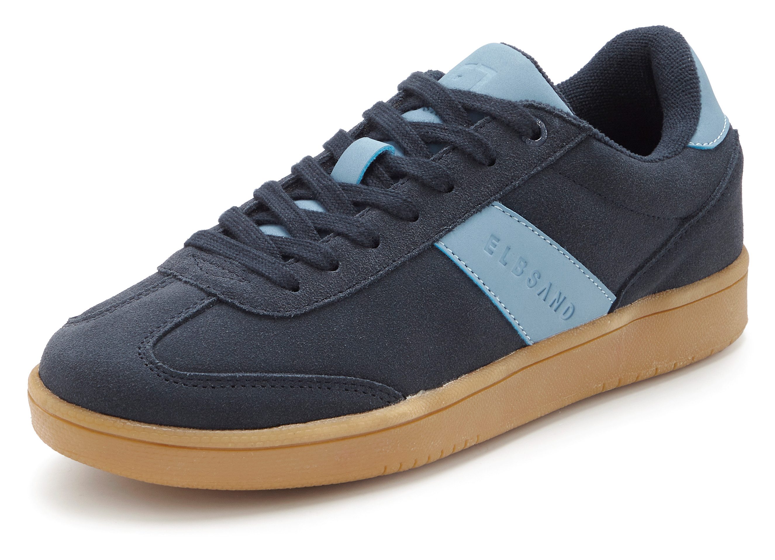 Elbsand Freizeitschuh, Retro Sneaker, Lederschuh, Halbschuh, Ledersneaker Sneaker NEU Schnürhalbschuh. Turnschuh aus Leder im Retro-Look, Unisex