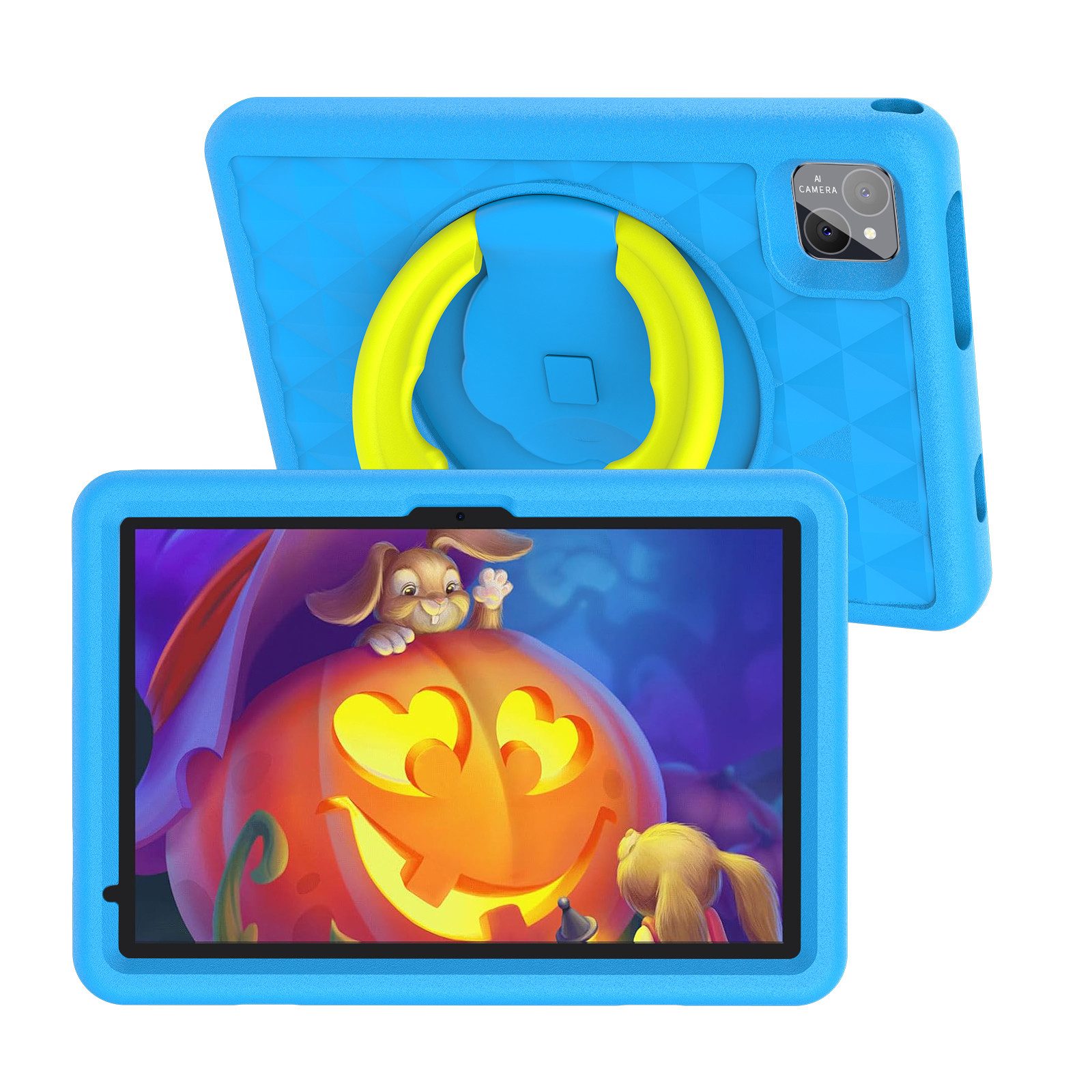 VASOUN 10-Zoll-Kindertablet, 128 GB, Kindersicherung, mit Kindersoftware Tablet (10.1 Zoll Tablet", 128 GB, 4G-Telefonie)