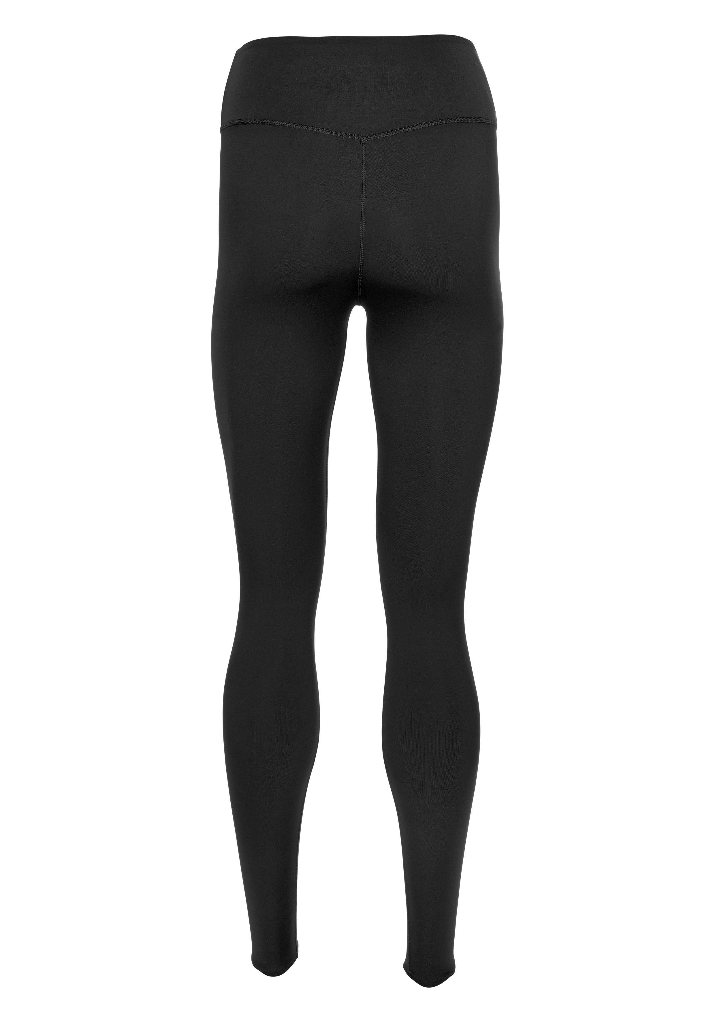 Trainingstights Nike schwarz LEGGINGS MID-RISE ONE LUXE WOMENS