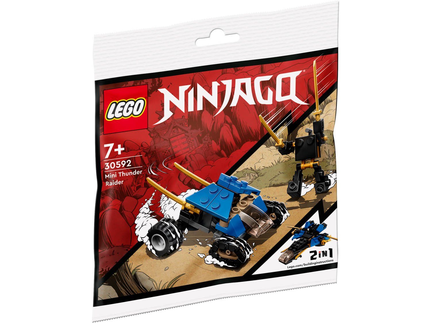 LEGO® LEGO® 30592 NINJAGO - Mini-Donnerjäger (Recruitment Bag) Konstruktion günstig online kaufen
