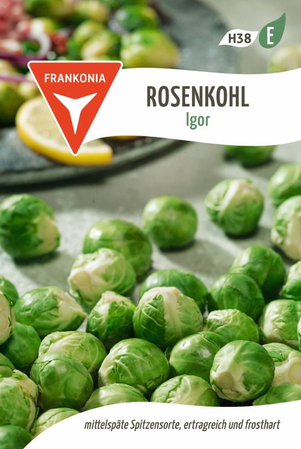 FRANKONIA Gemüsesamen Rosenkohl, Igor - frosthart ertragreich mittelspät, Wintergemüse, Brassica oleracea