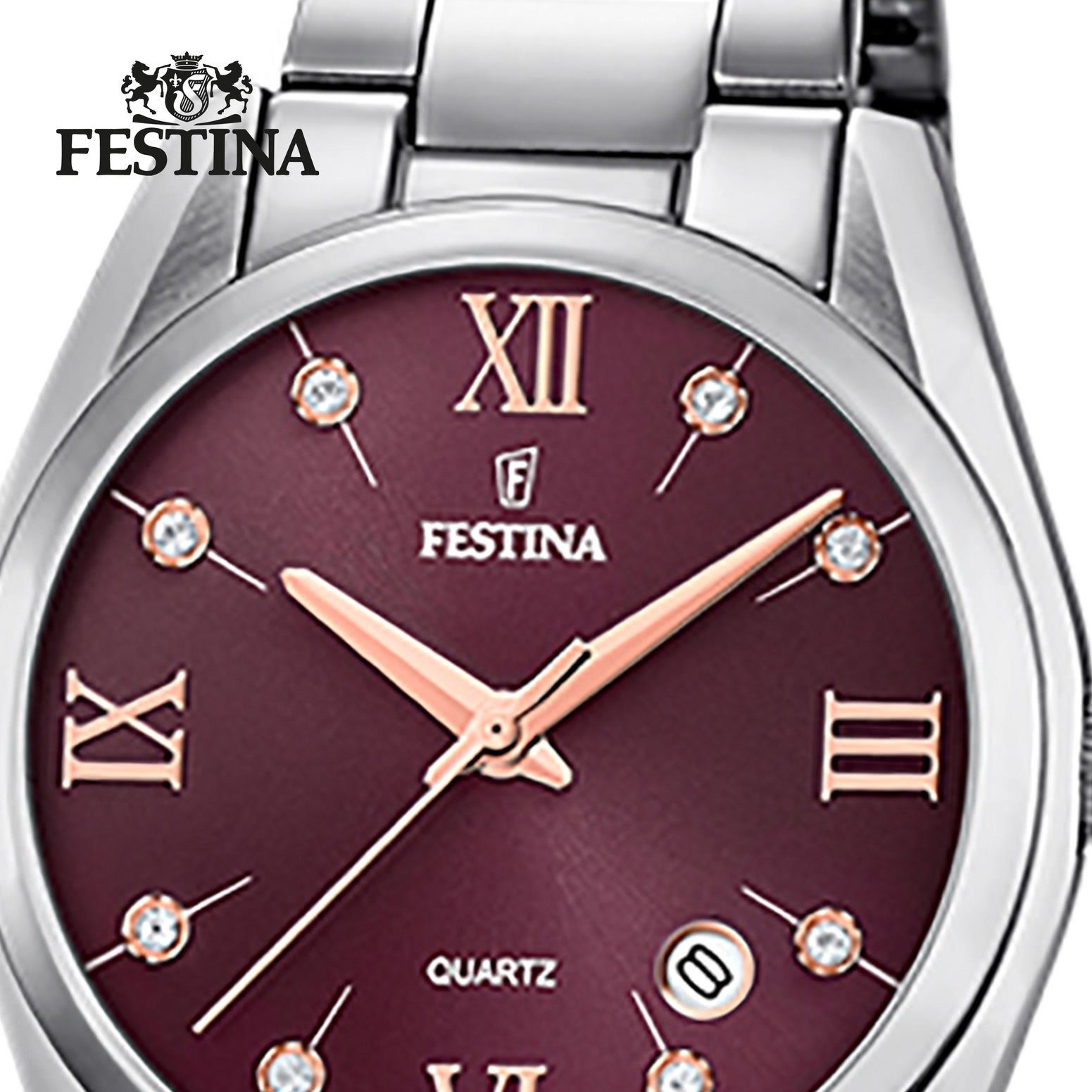 Festina Quarzuhr Festina Damen Uhr F16790/E Edelstahl, (Analoguhr), Damen A günstig online kaufen