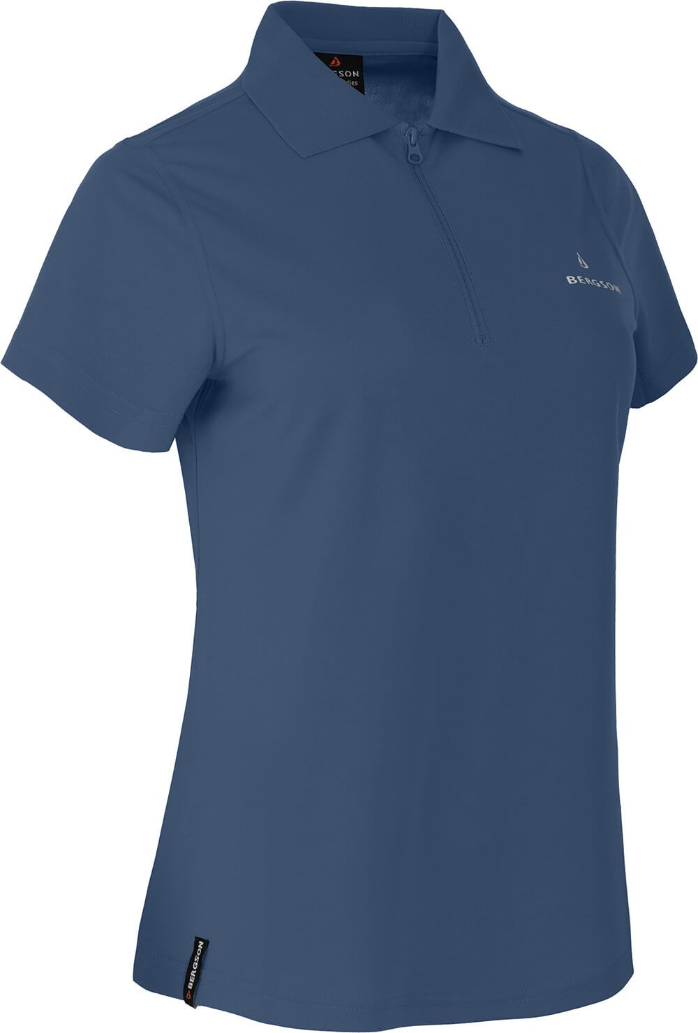 Bergson T-Shirt SHONA Damen Polo-Shirt, Reißverschluss, günstig online kaufen