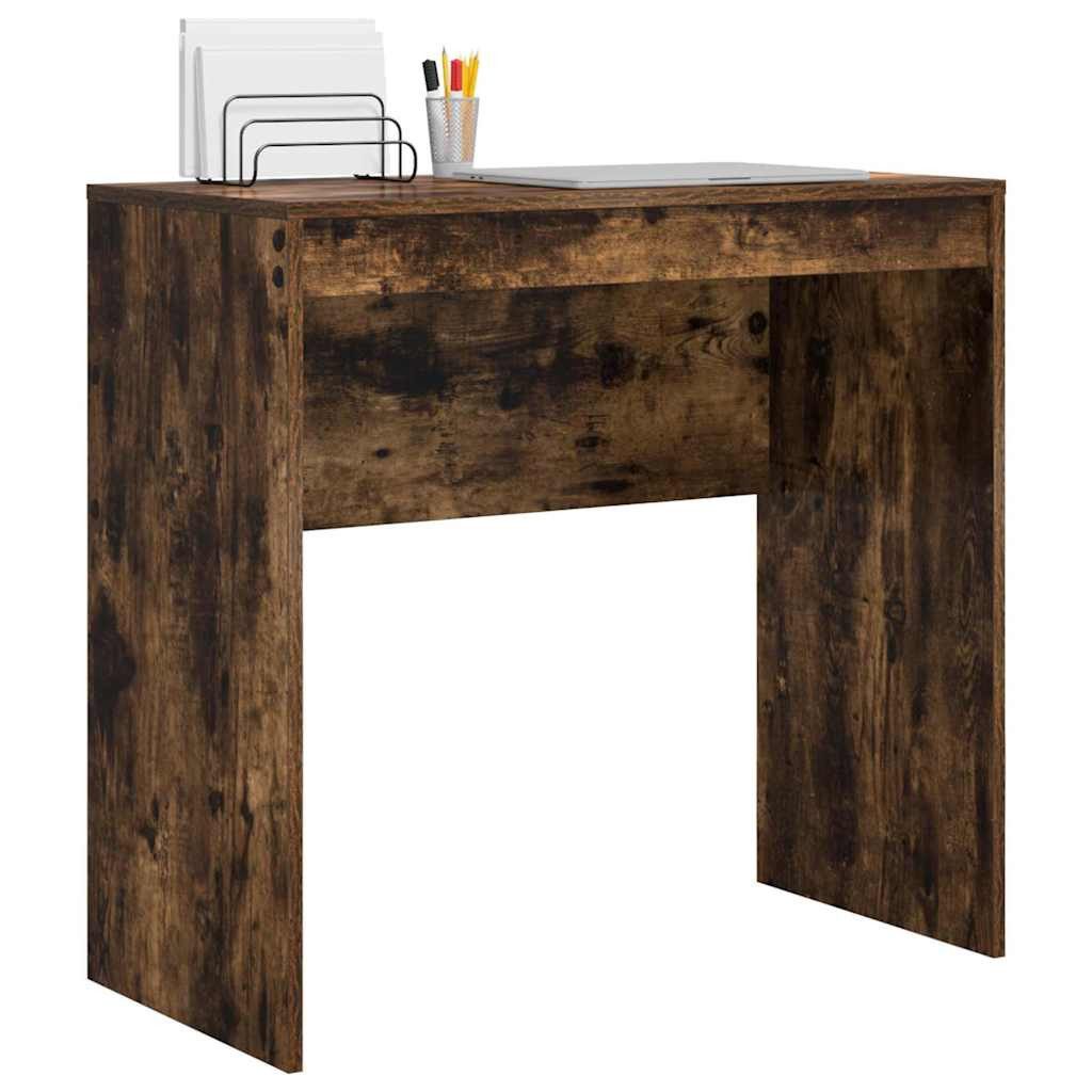 vidaXL Schreibtisch Schreibtisch Geräucherte Eiche 80 x 40 x 76 cm (1-St) günstig online kaufen