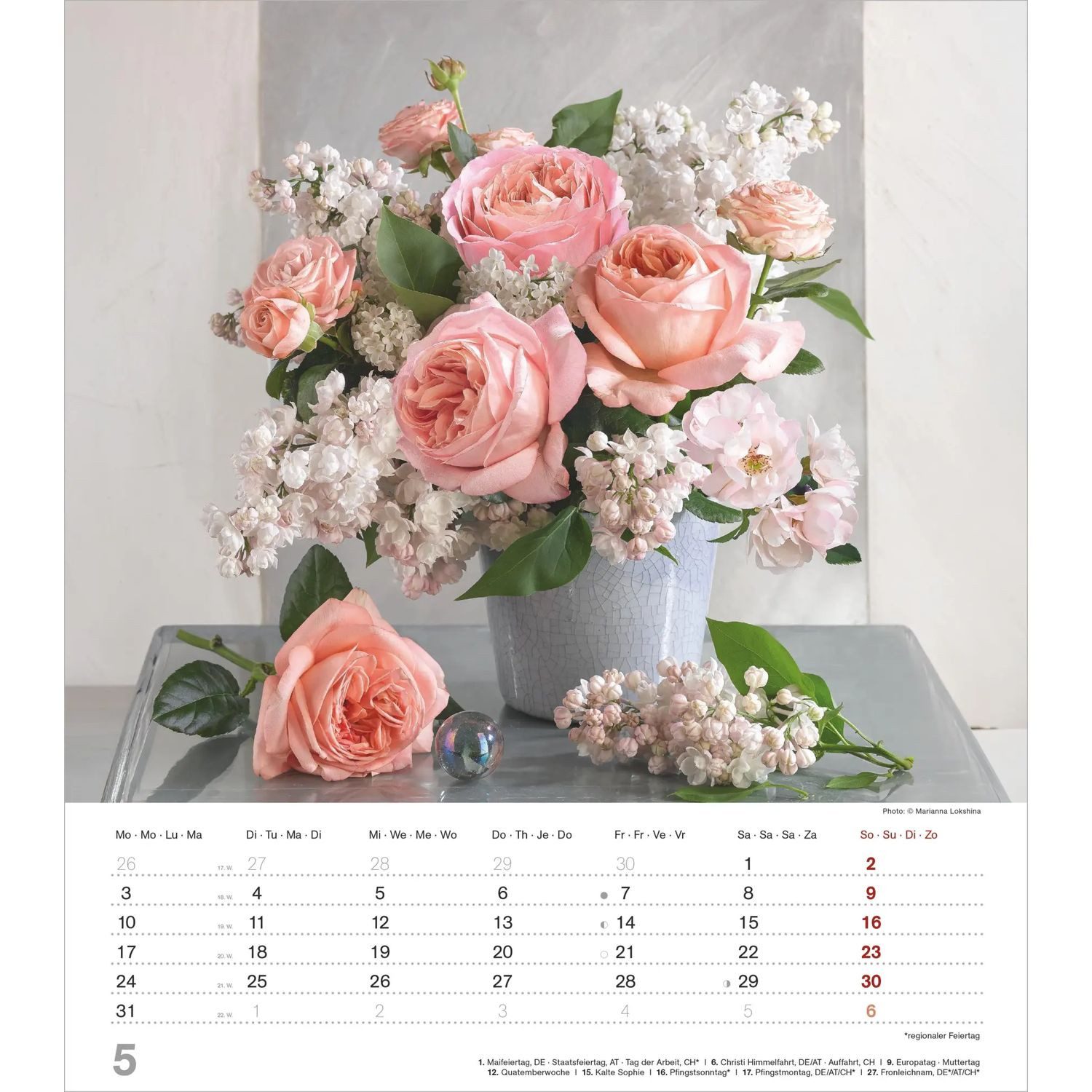 Wandkalender Der Duft der Rosen 2027 – Bild 4 von 5