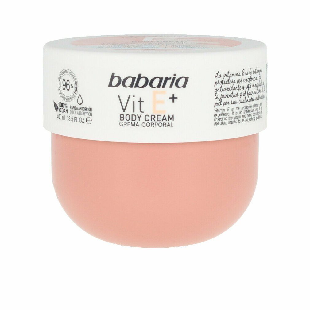 babaria Körperpflegemittel VITAMIN E+ body 400 100% ml cream vegan