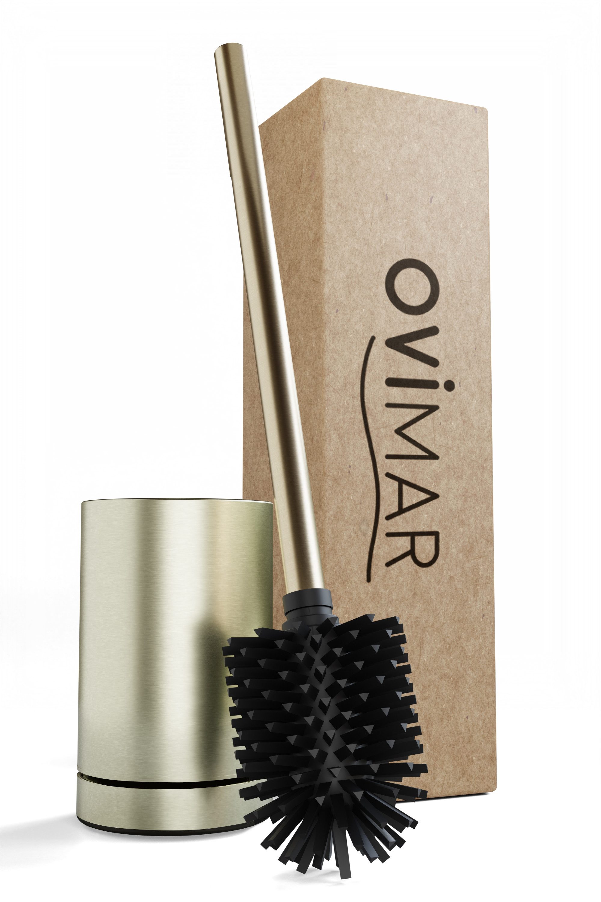 ovimar WC-Reinigungsbürste, (1-tlg), aus Edelstahl in Gold zur