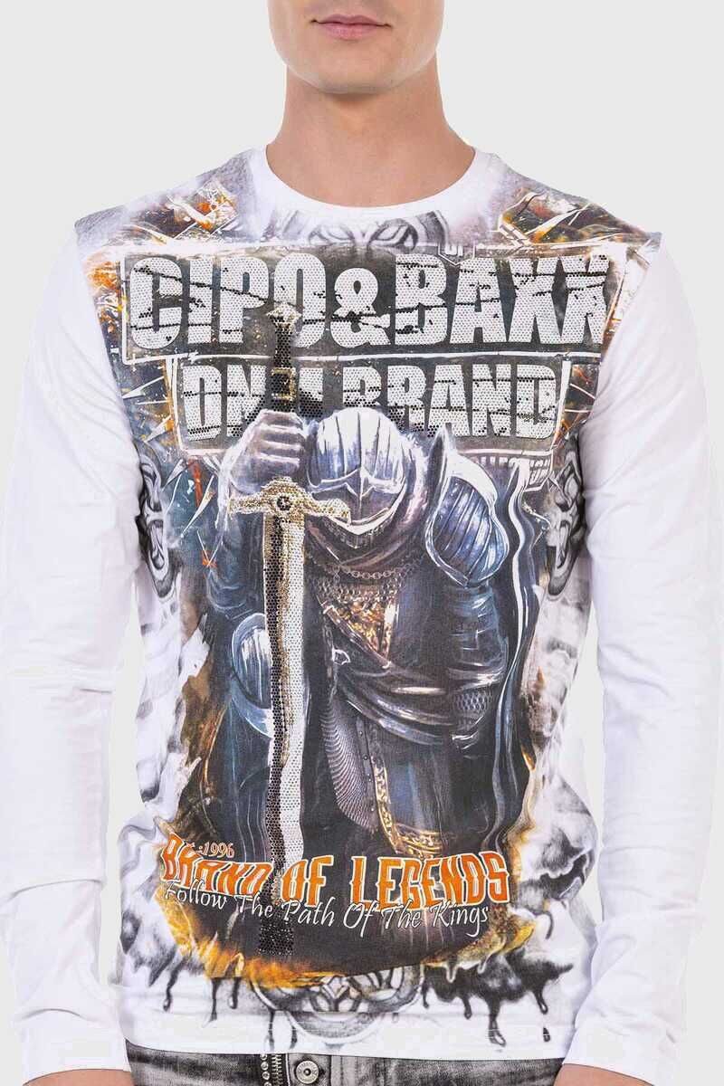 Cipo & Baxx T-Shirt Sweatshirts mit coolem Print – Bild 4 von 5