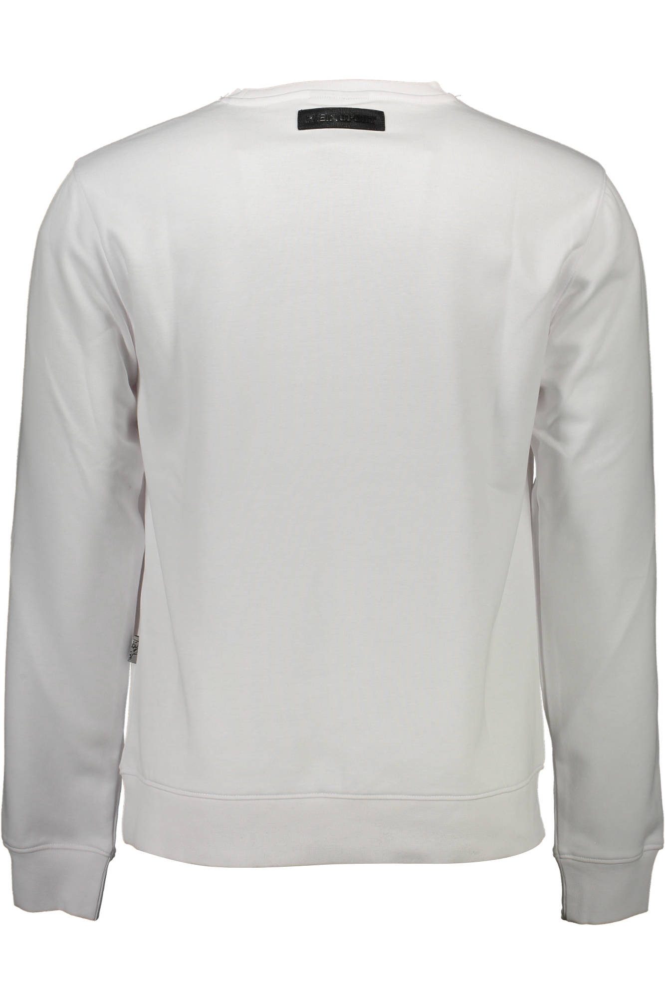PLEIN SPORT Sweatshirt Weißes Langarm-Sweatshirt mit Rundhalsausschnitt