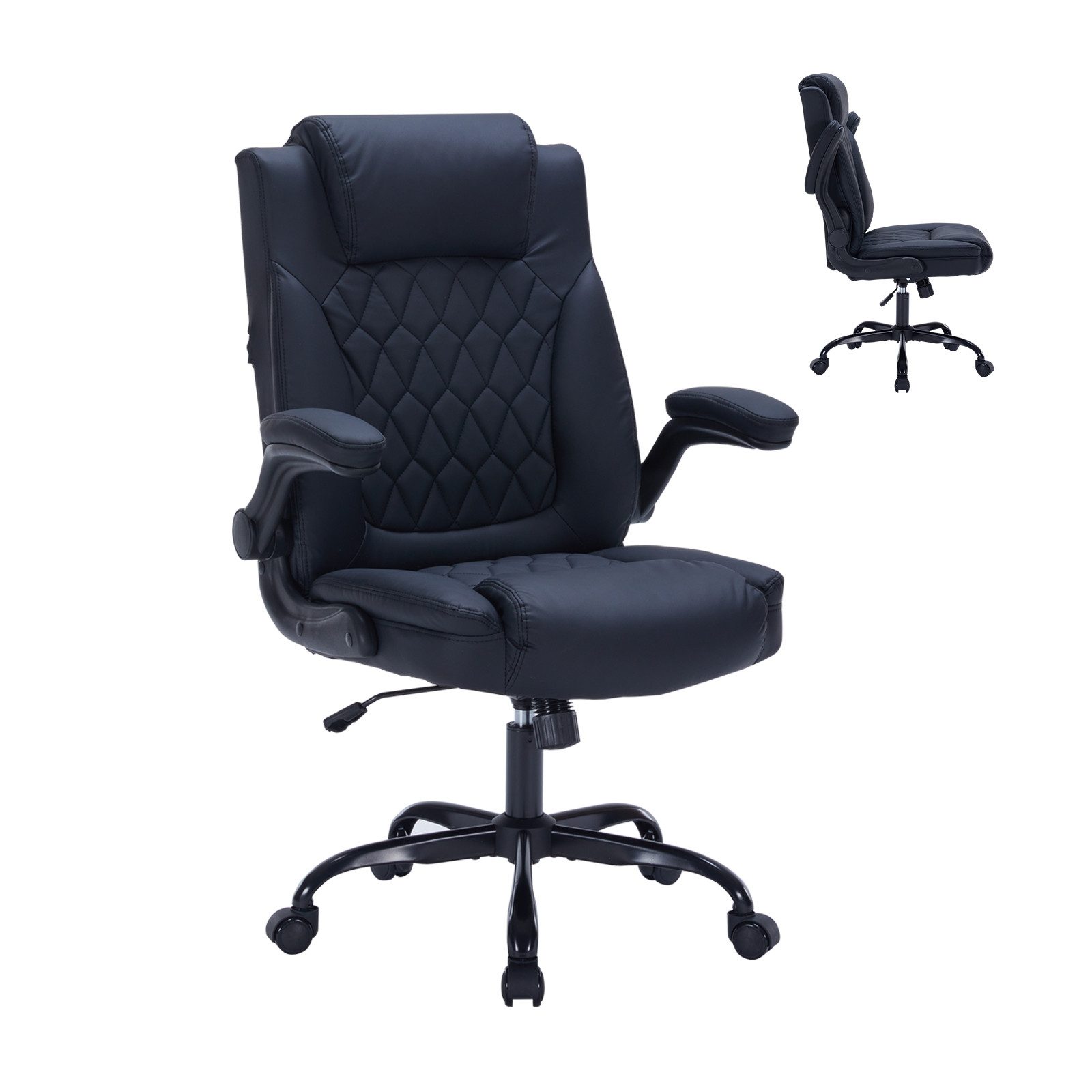 GarveeMore Chefsessel Ergonomischer Bürostuhl Schreibtischstuhl bis 160 kg