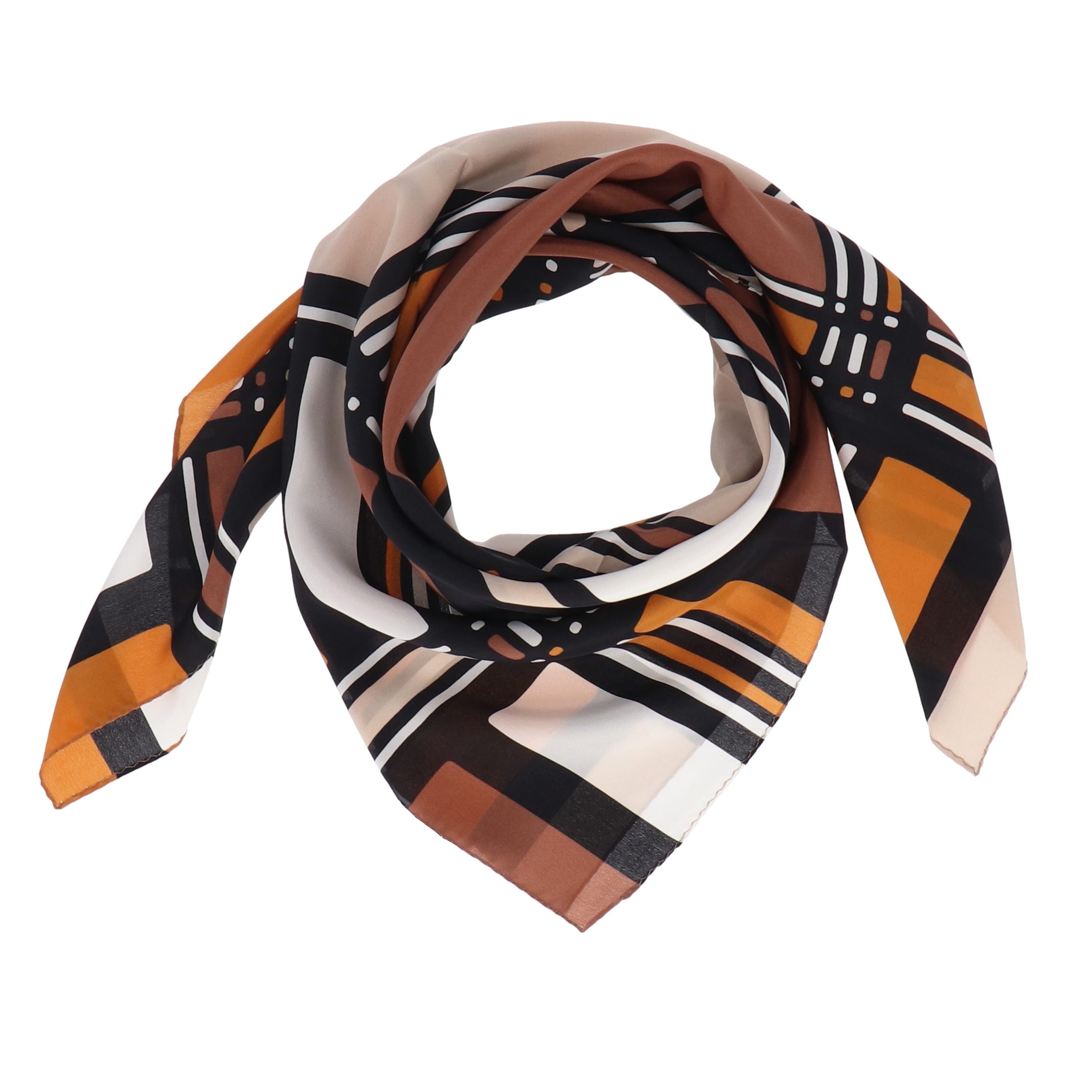 halsüberkopf Accessoires Modetuch Retro, 100% Seide!