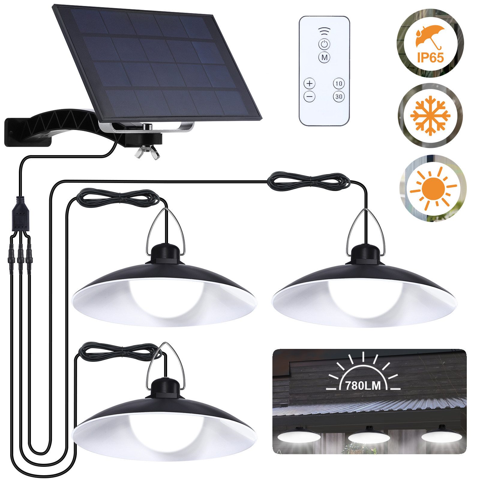Rosnek LED Solarleuchte für Innen & günstig online kaufen