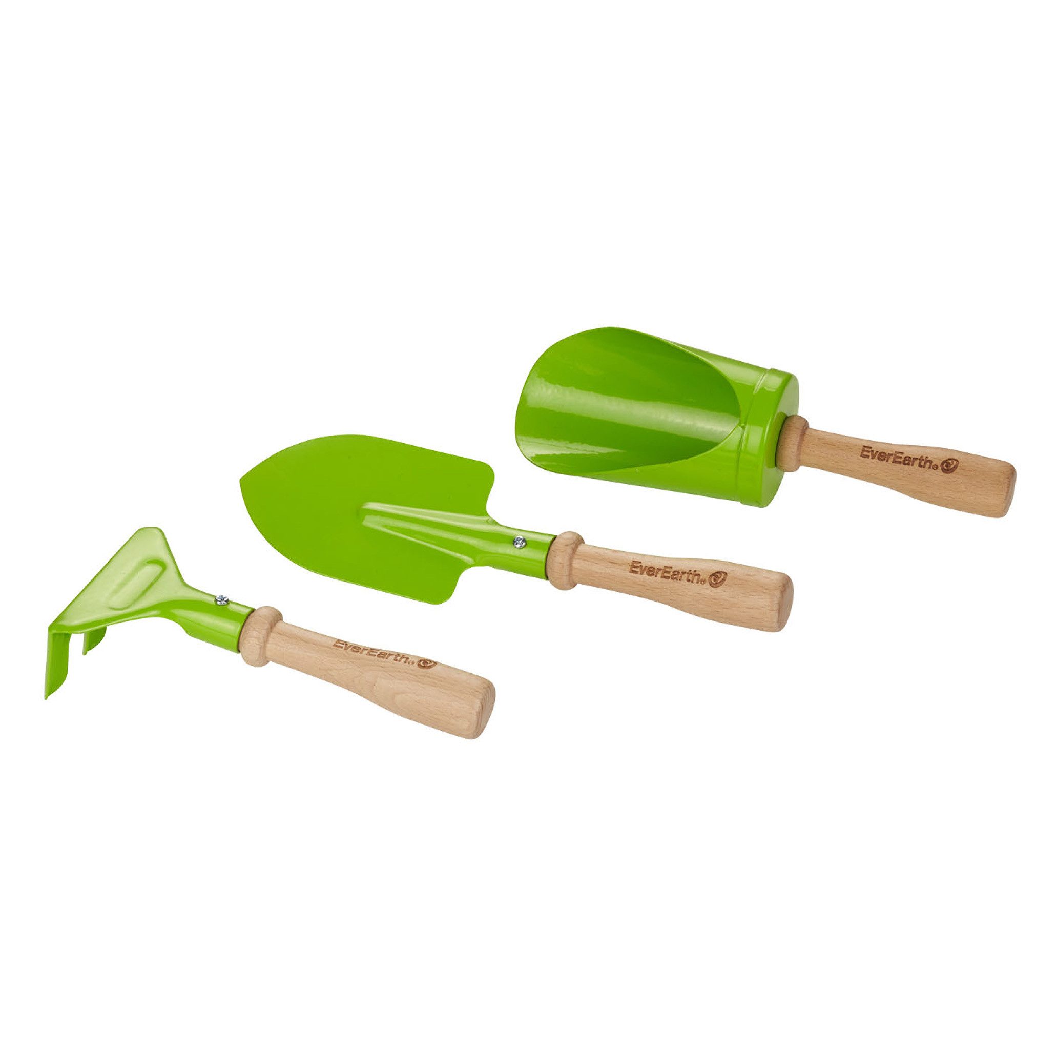 EverEarth® Lernspielzeug 3-teiliges Hand Gartengeräte Set – Gartenspielzeug für Kinder